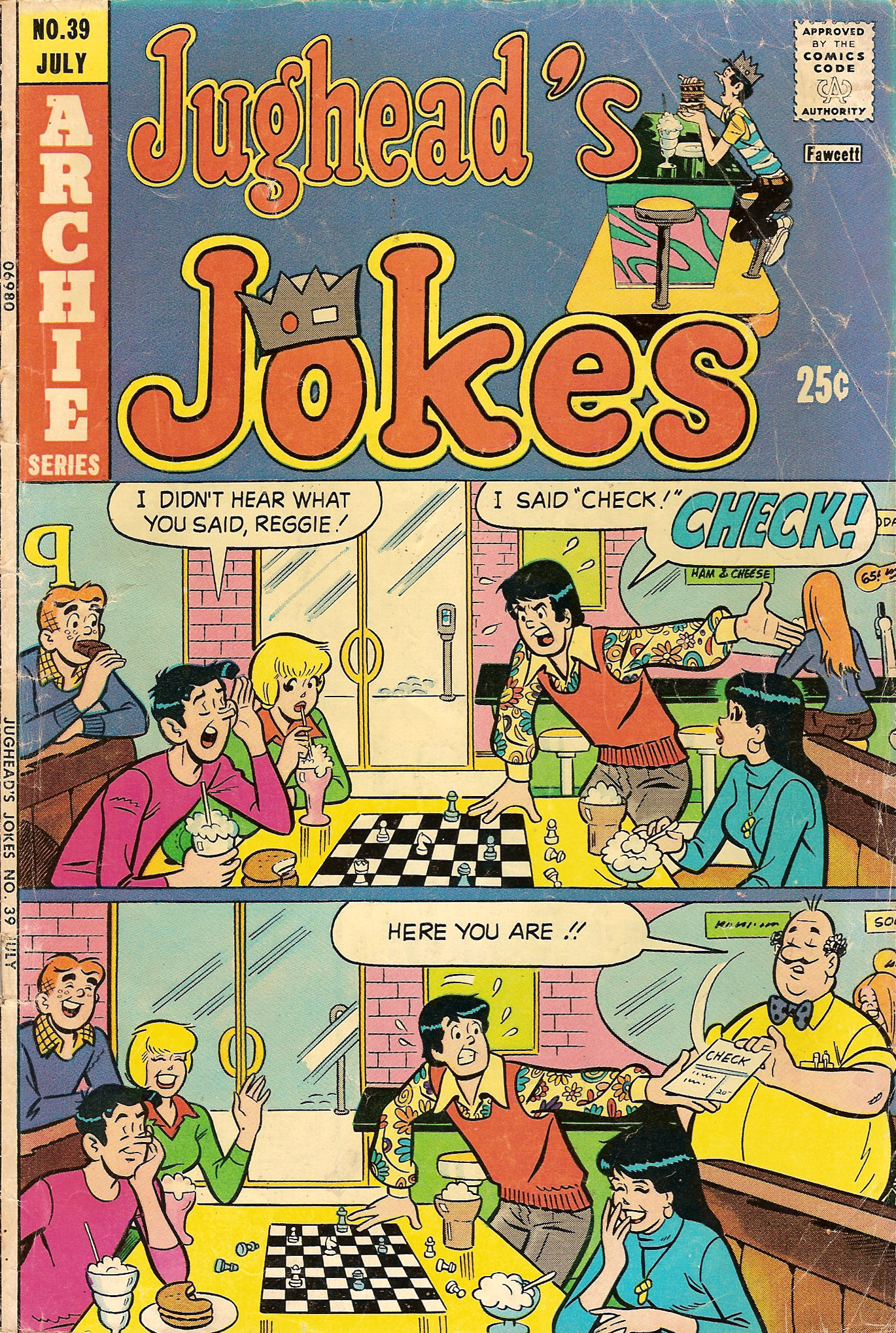 Read online Jughead's Jokes comic -  Issue #39 - 1