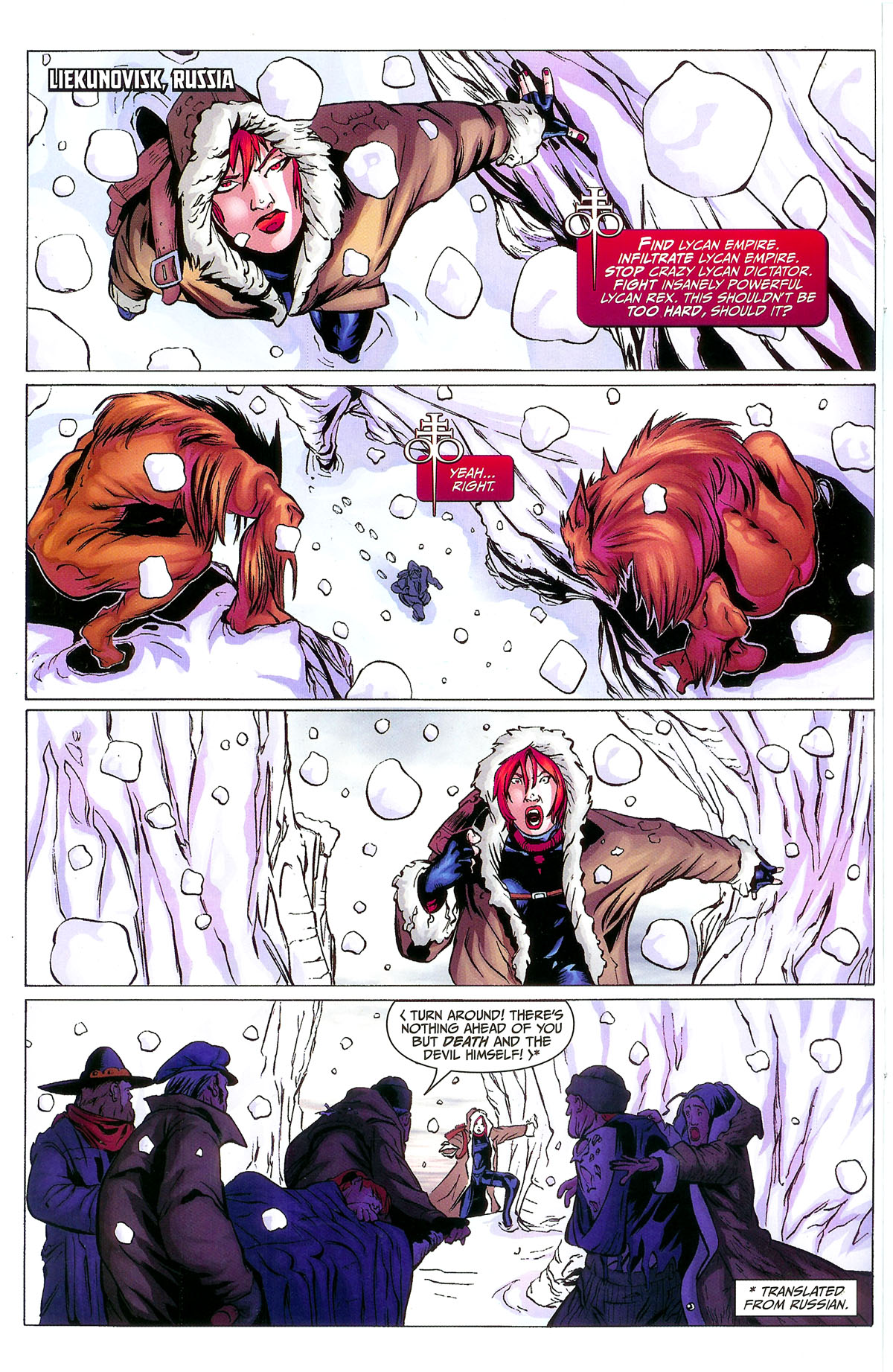 Read online BloodRayne: Lycan Rex comic -  Issue # Full - 12