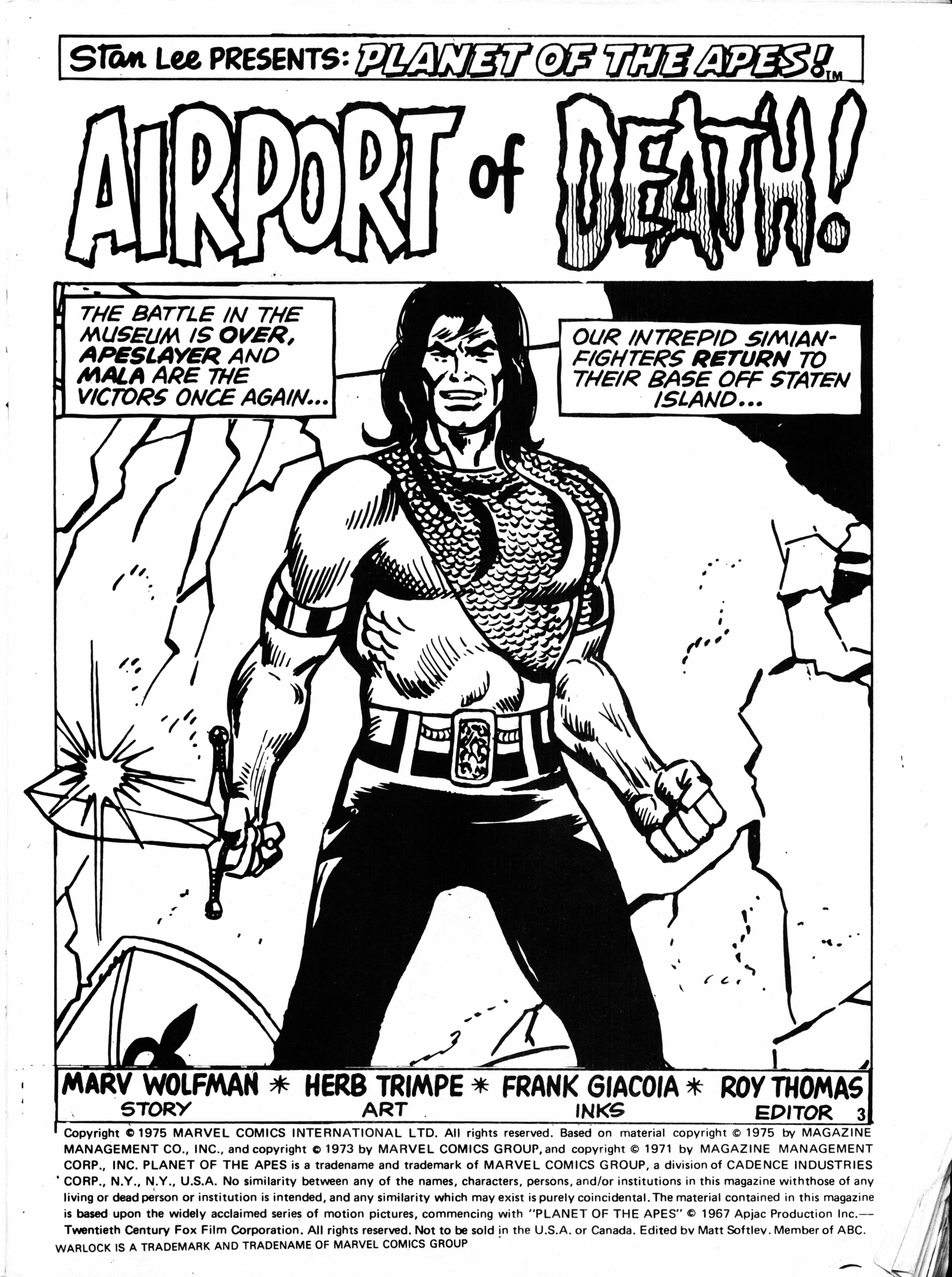 Read online Planet of the Apes (1974) comic -  Issue #28 - 3