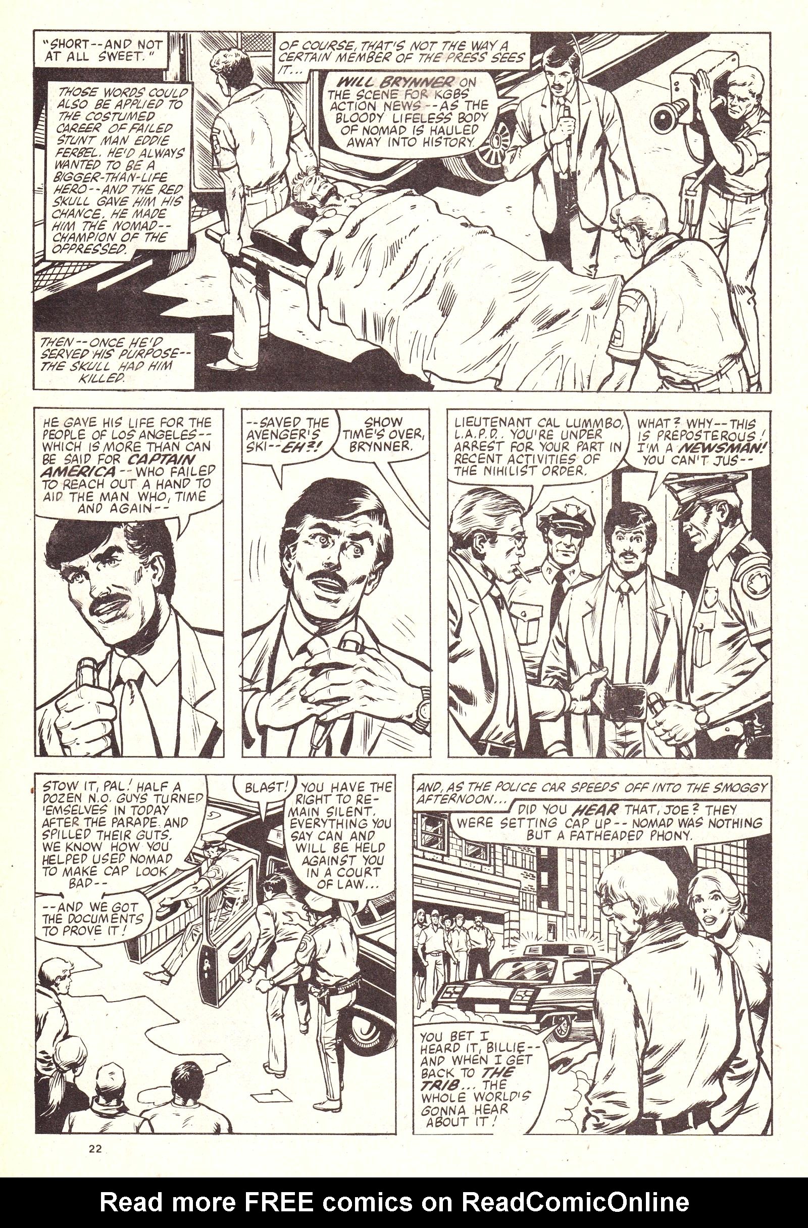 Read online Captain America (1981) comic -  Issue #38 - 22