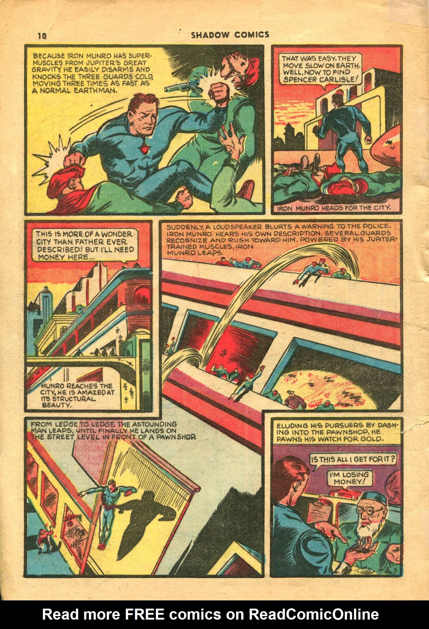 Read online Shadow Comics comic -  Issue #1 - 7
