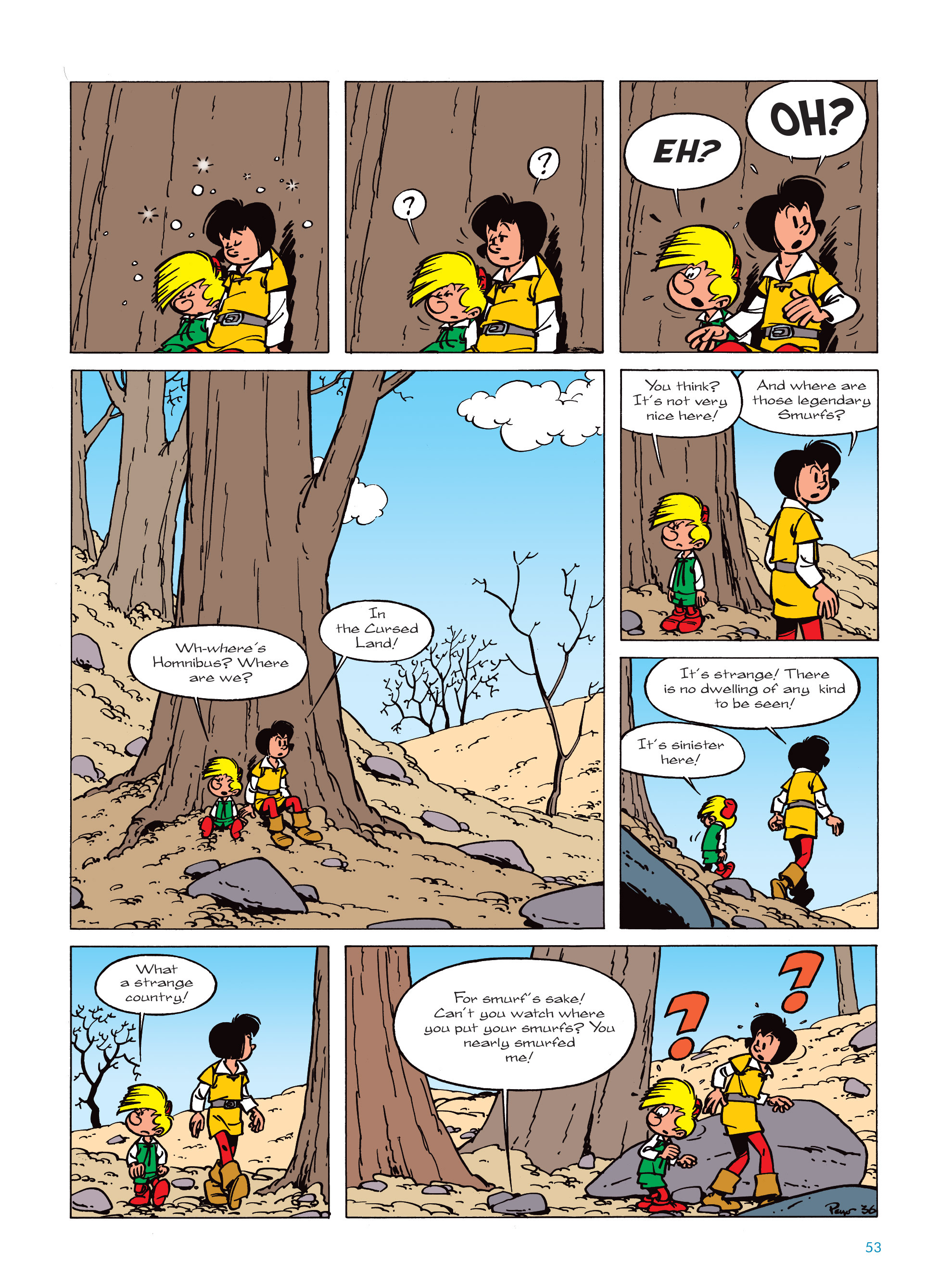 Read online Smurfs: The Village Behind The Wall comic -  Issue #1 - 53