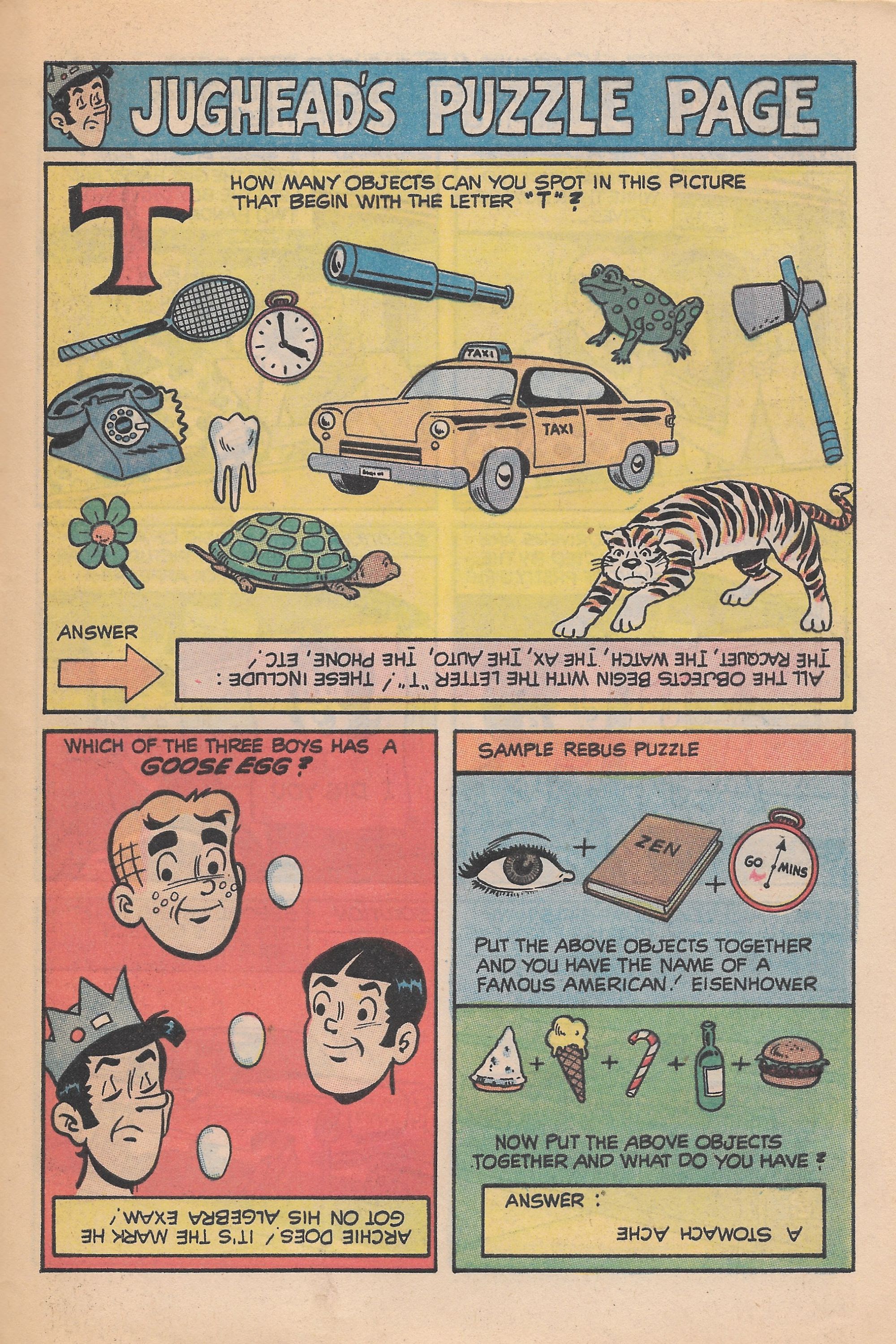 Read online Jughead's Jokes comic -  Issue #23 - 61