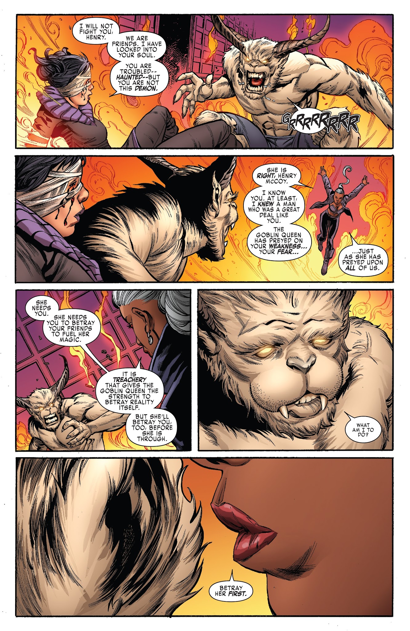 Read online X-Men: Blue comic -  Issue #12 - 17