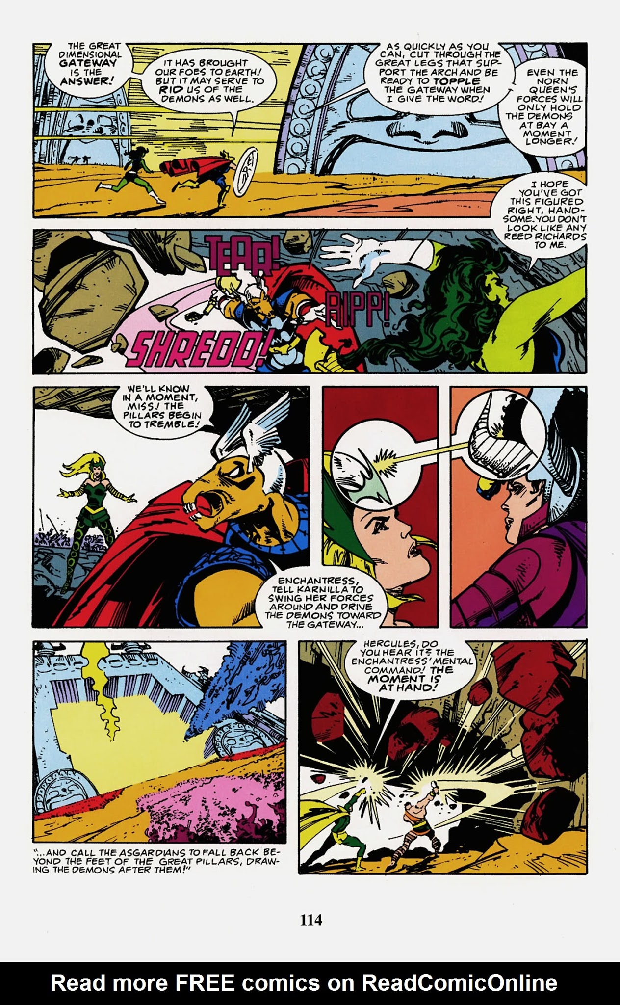 Read online Thor Visionaries: Walter Simonson comic -  Issue # TPB 2 - 116