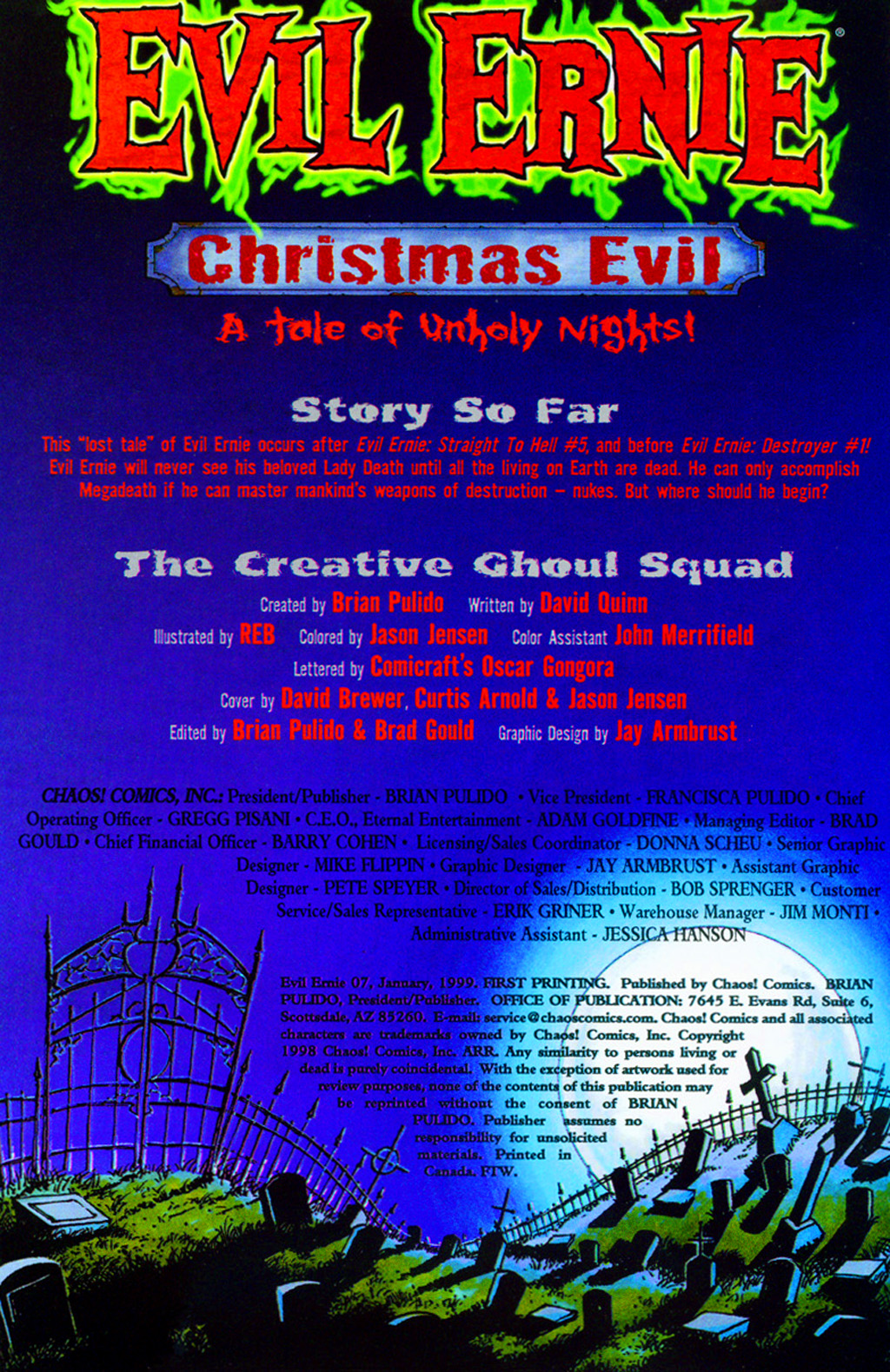 Read online Evil Ernie (1998) comic -  Issue #7 - 2