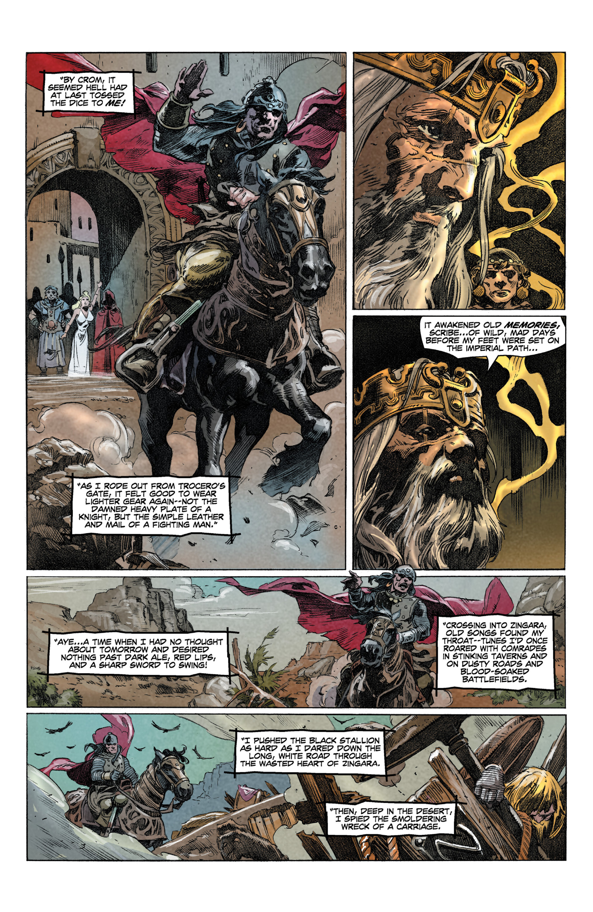 Read online King Conan Chronicles Epic Collection comic -  Issue # Wolves And Dragons (Part 2) - 35