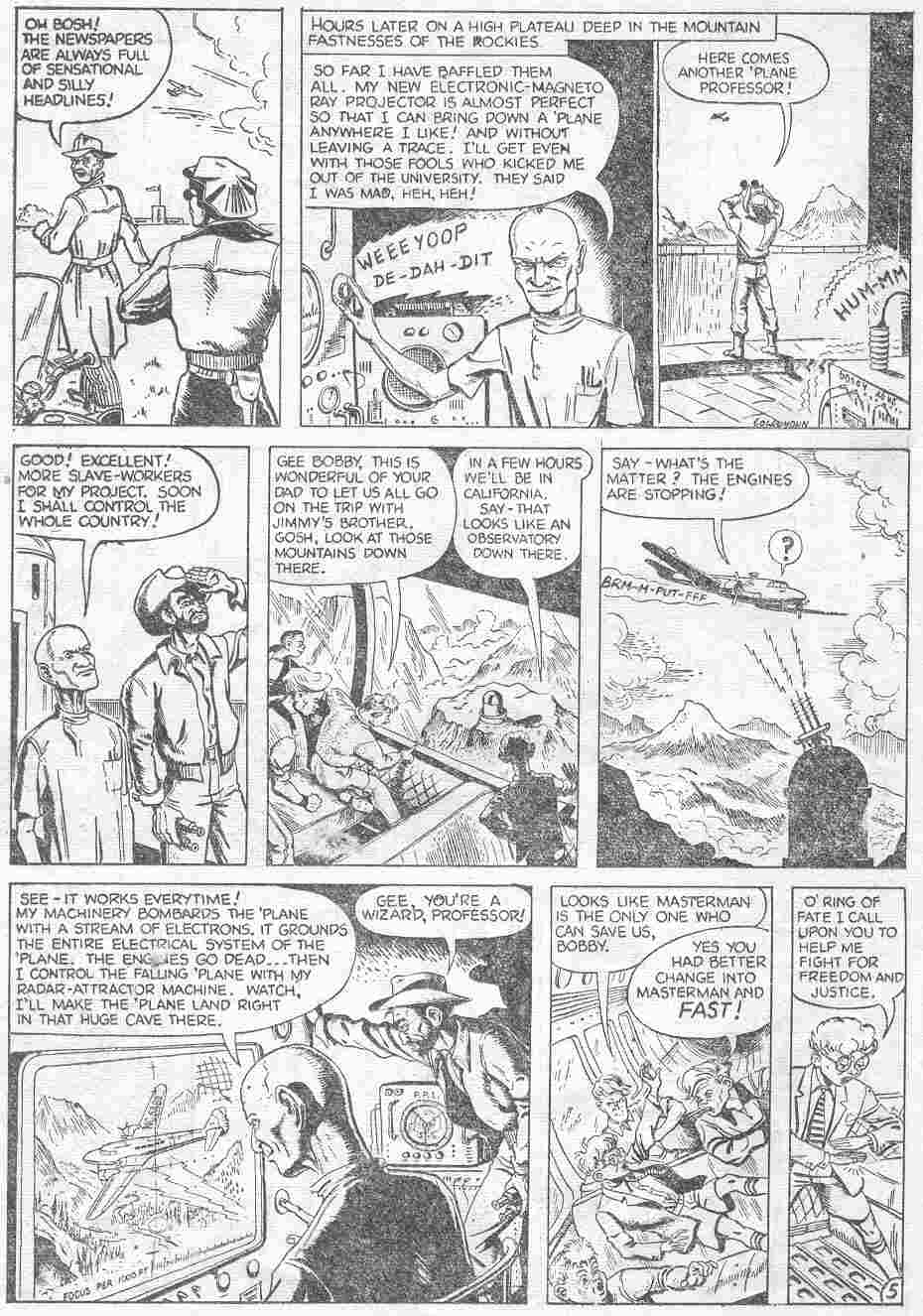 Read online Masterman Comic comic -  Issue #9 - 6