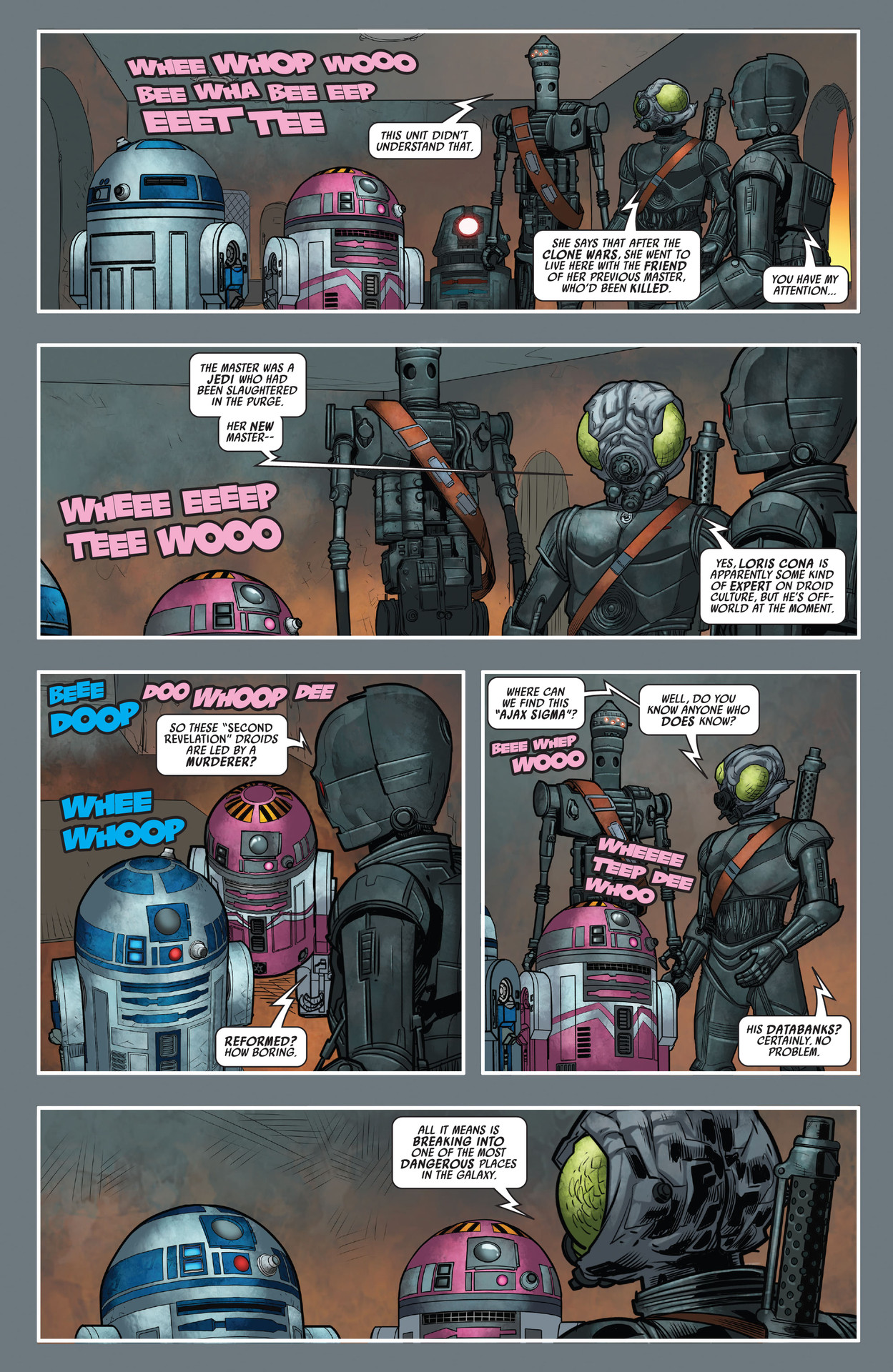 Read online Star Wars: Dark Droids - D-Squad comic -  Issue #3 - 16