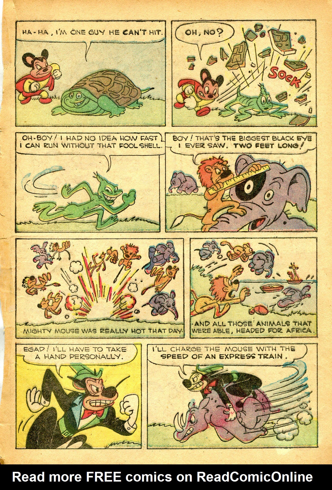 Read online Paul Terry's Mighty Mouse Comics comic -  Issue #28 - 17