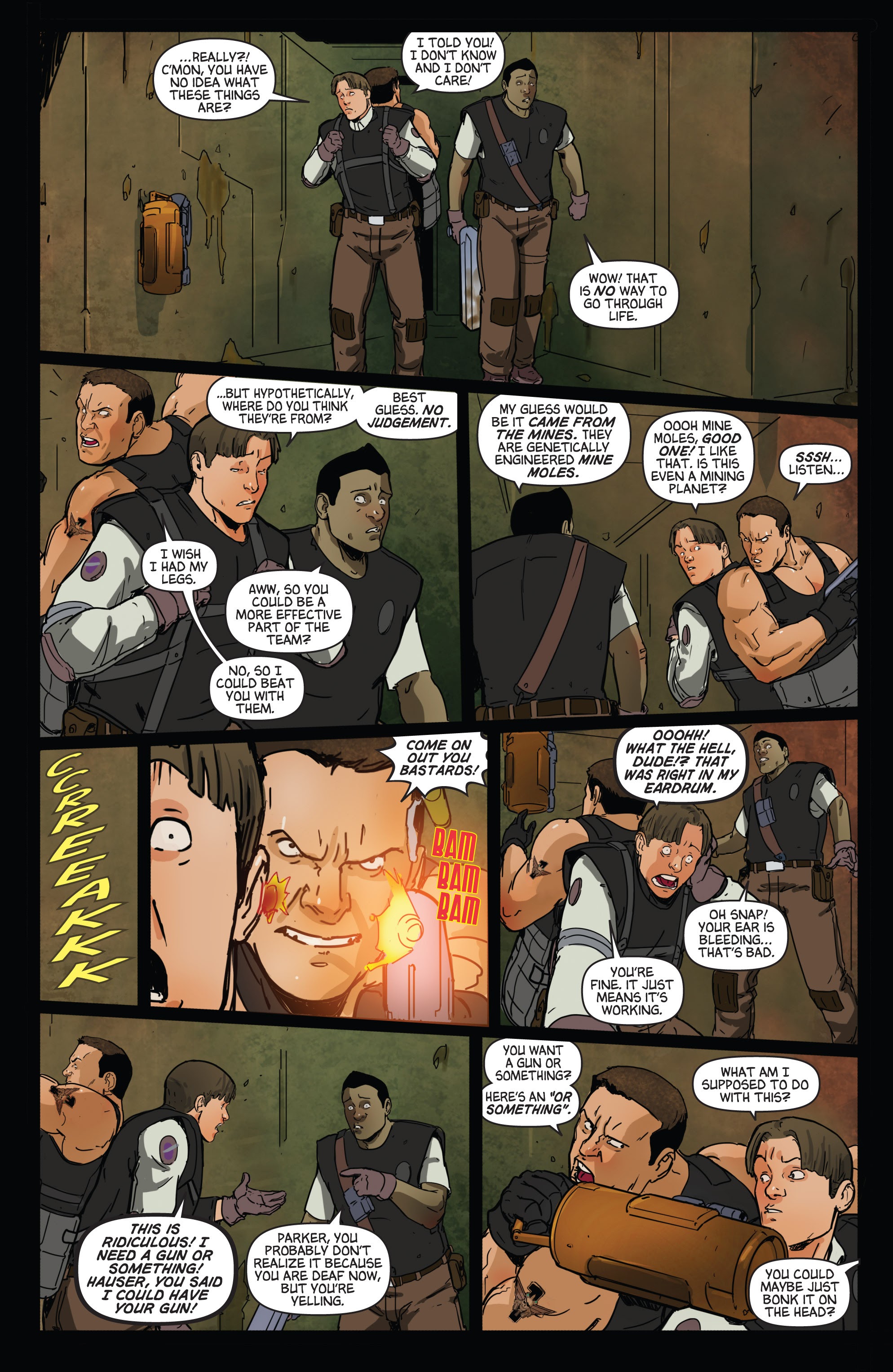 Read online Aliens vs. Parker comic -  Issue #3 - 9