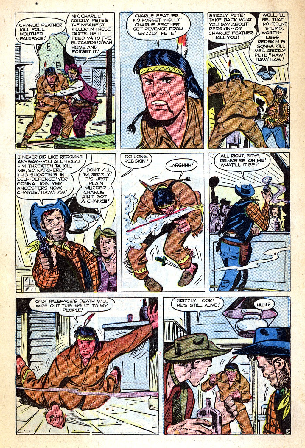 Read online Western Thrillers (1954) comic -  Issue #1 - 13