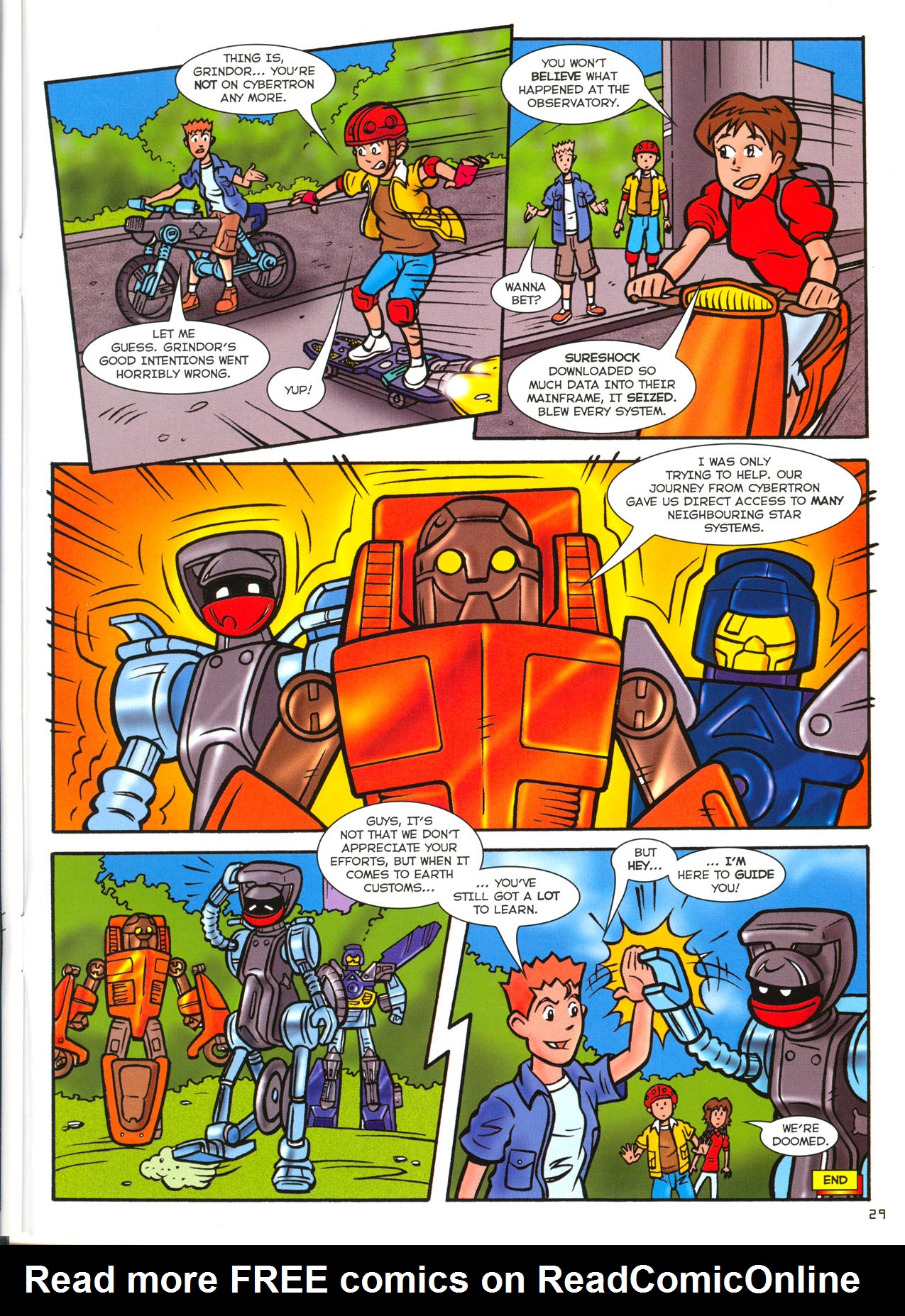 Read online Transformers: Armada (2003) comic -  Issue #3 - 22