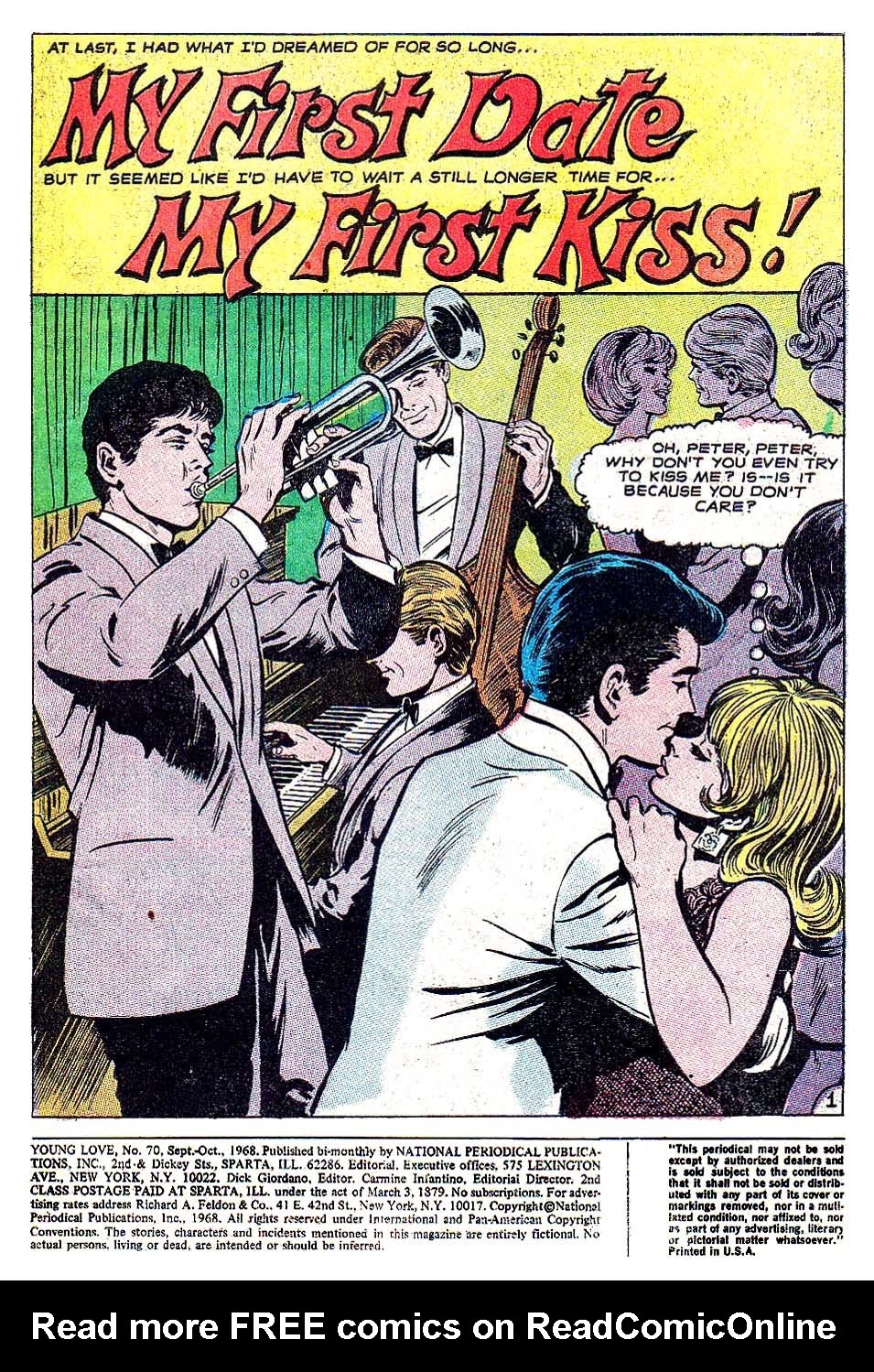 Read online Young Love (1963) comic -  Issue #70 - 3