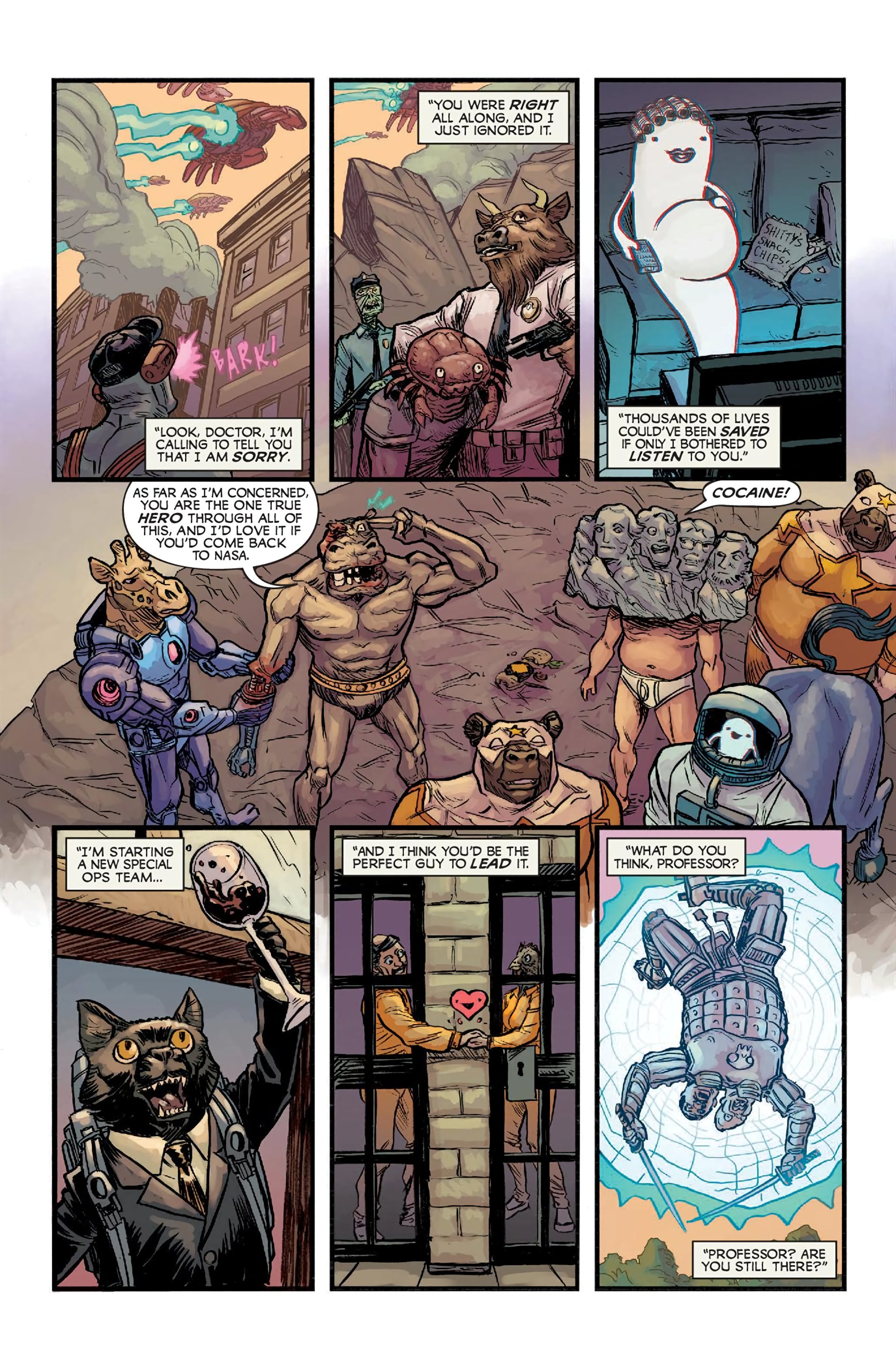 Read online God Hates Astronauts comic -  Issue # _The Omnimegabus (Part 5) - 5