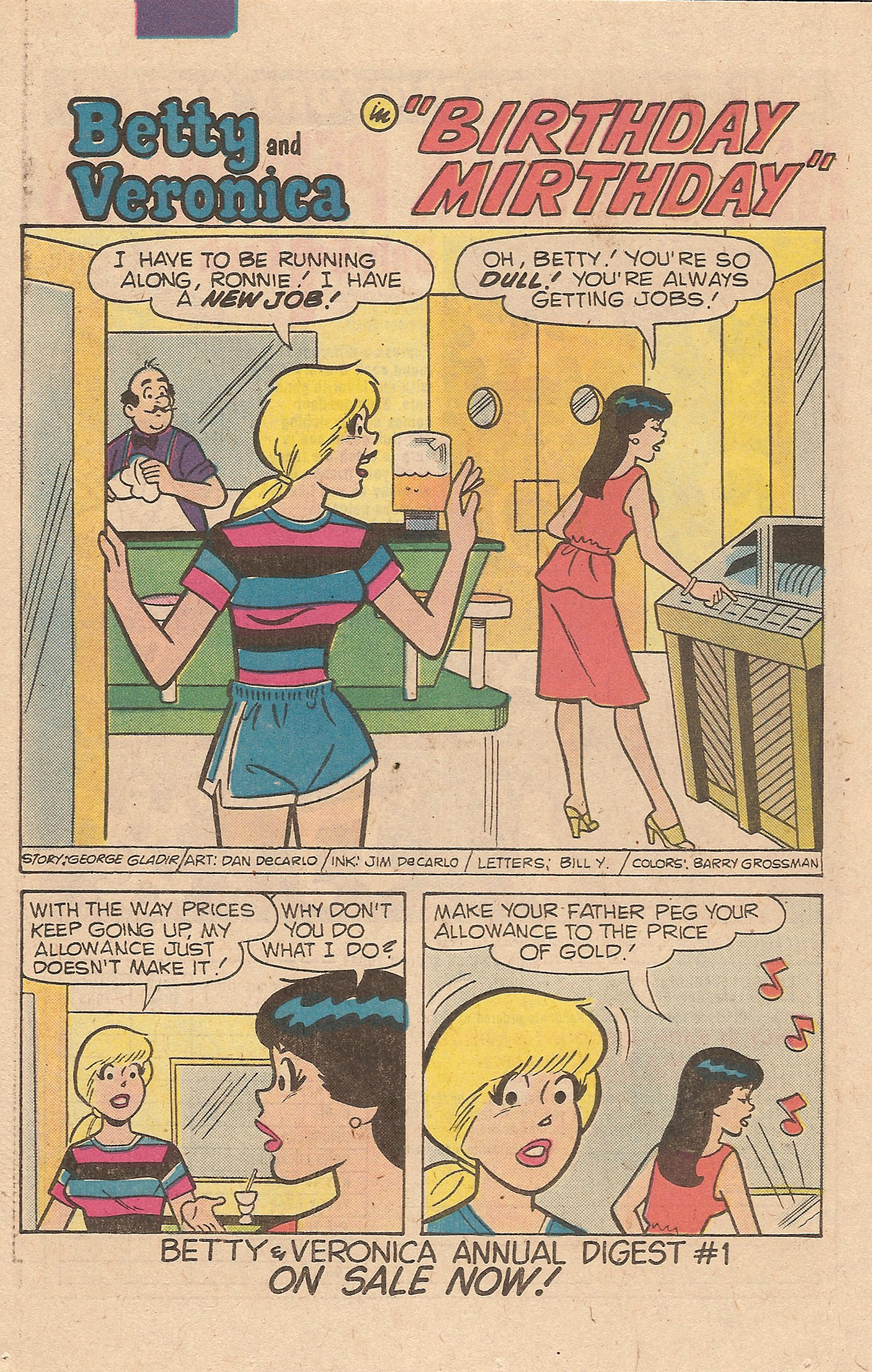 Read online Archie's Girls Betty and Veronica comic -  Issue #299 - 25