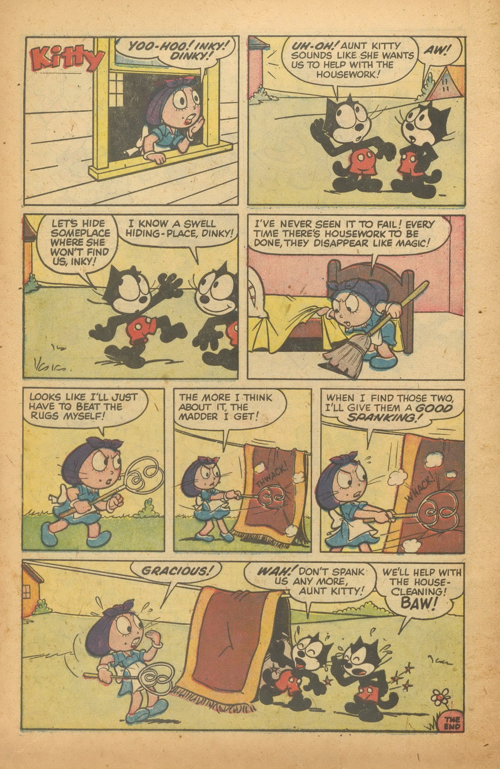 Read online Felix the Cat (1955) comic -  Issue #68 - 10