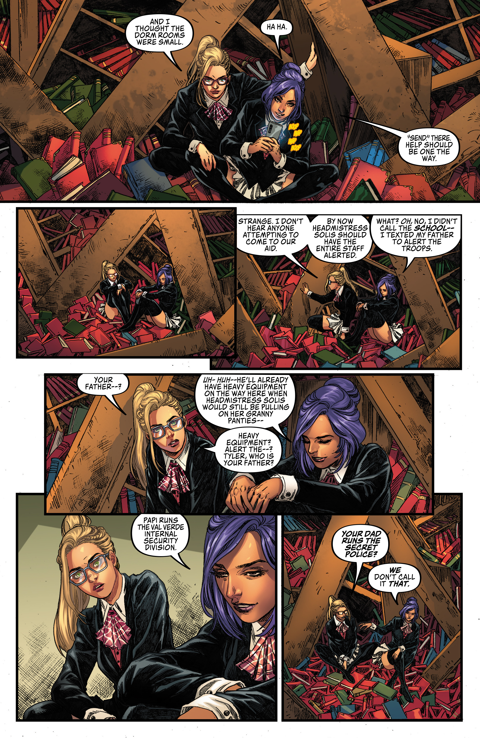 Read online Sheena Queen of the Jungle: Fatal Exams comic -  Issue #3 - 20