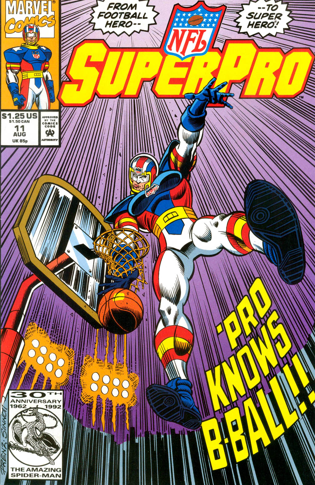 Read online NFL SuperPro comic -  Issue #11 - 1