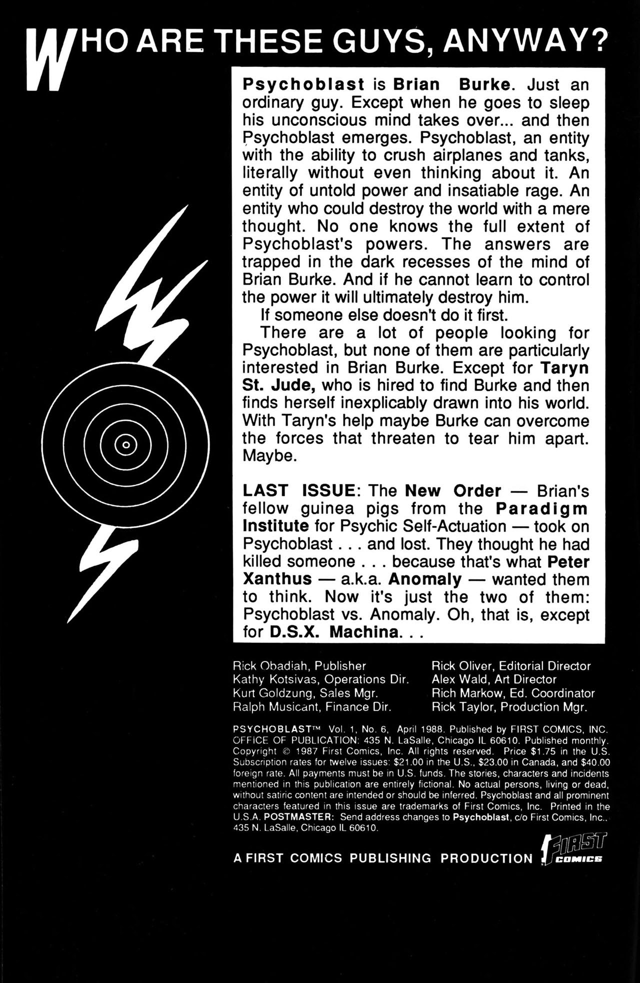 Read online Psychoblast comic -  Issue #6 - 2