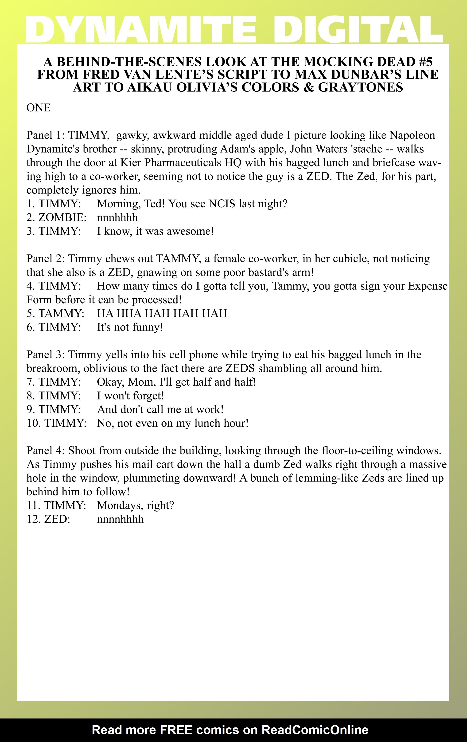 Read online The Mocking Dead comic -  Issue #5 - 26