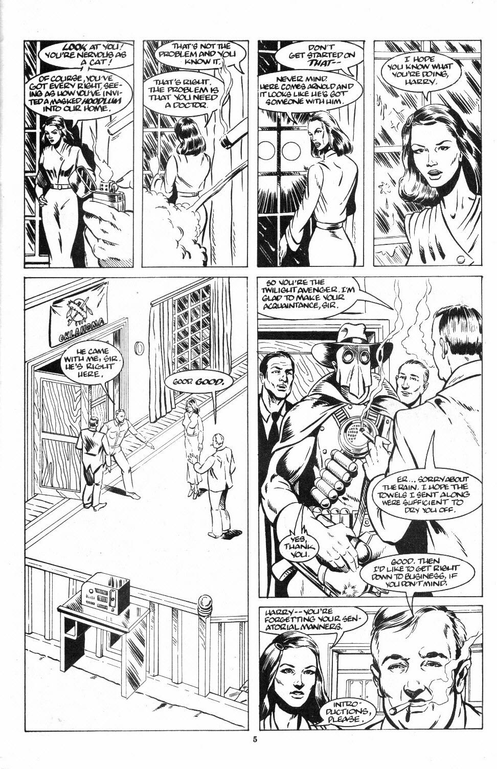 Read online Twilight Avenger comic -  Issue #4 - 7