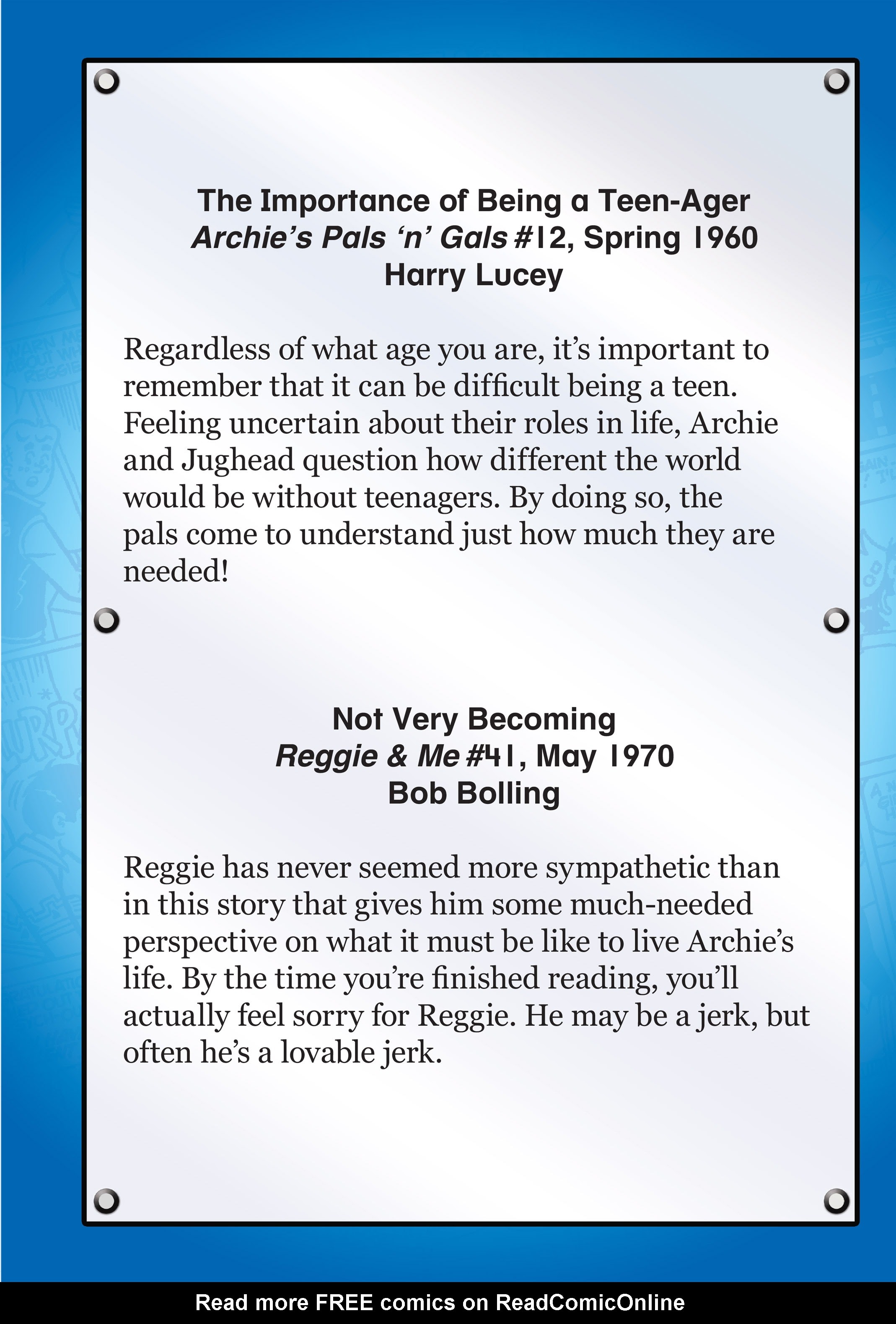 Read online Archie's Favorite Comics From the Vault comic -  Issue # TPB (Part 2) - 44