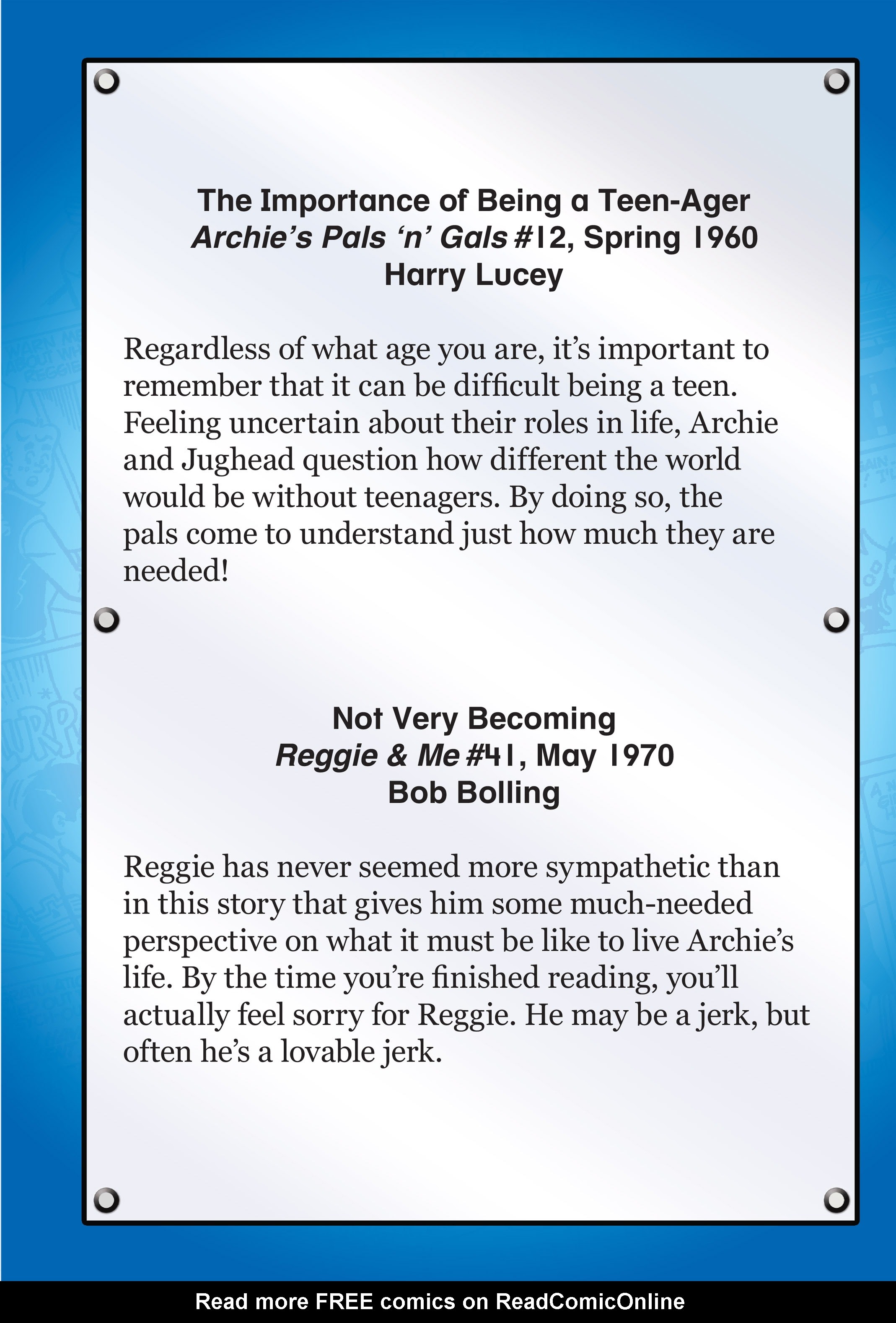 Read online Archie's Favorite Comics From the Vault comic -  Issue # TPB (Part 2) - 44