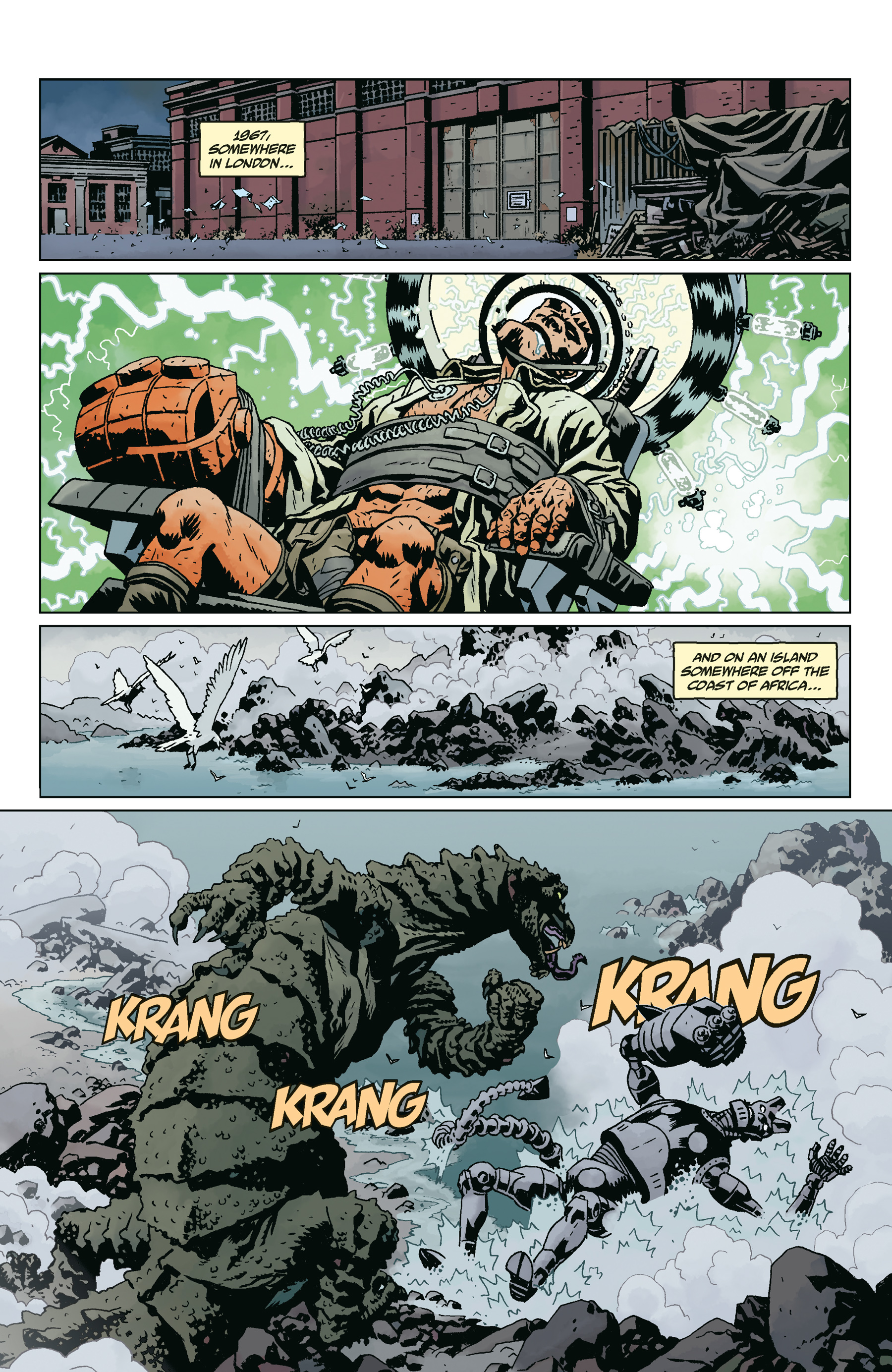 Read online Giant Robot Hellboy comic -  Issue #2 - 3