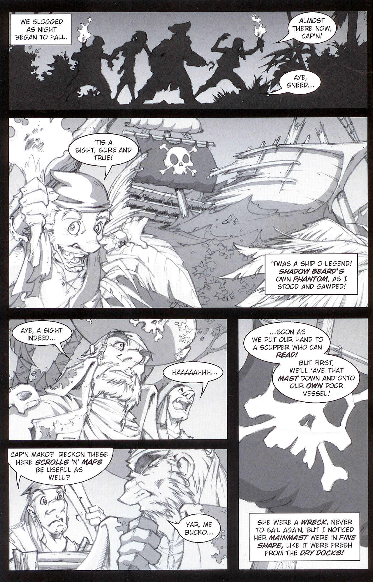 Read online Pirates vs. Ninjas comic -  Issue #4 - 4