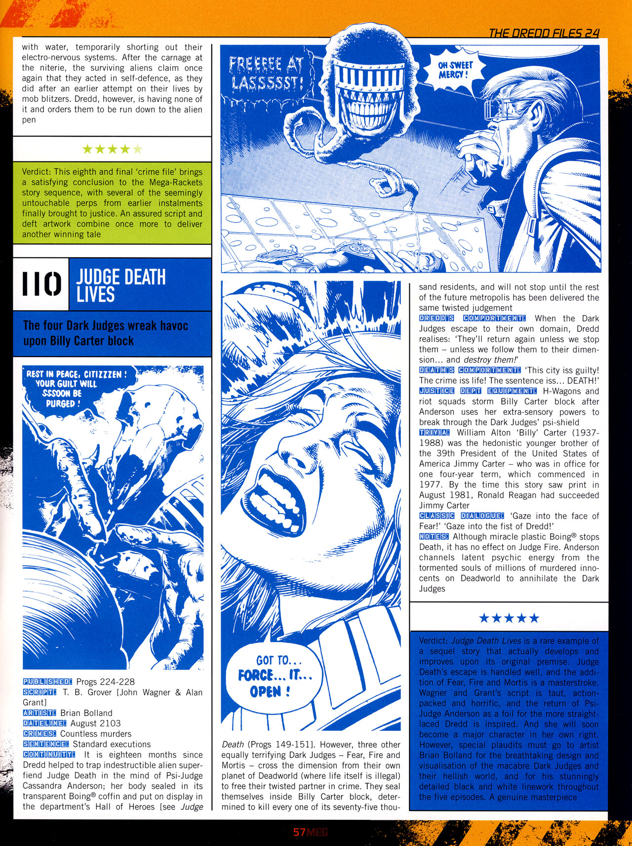 Read online Judge Dredd Megazine (Vol. 5) comic -  Issue #257 - 54