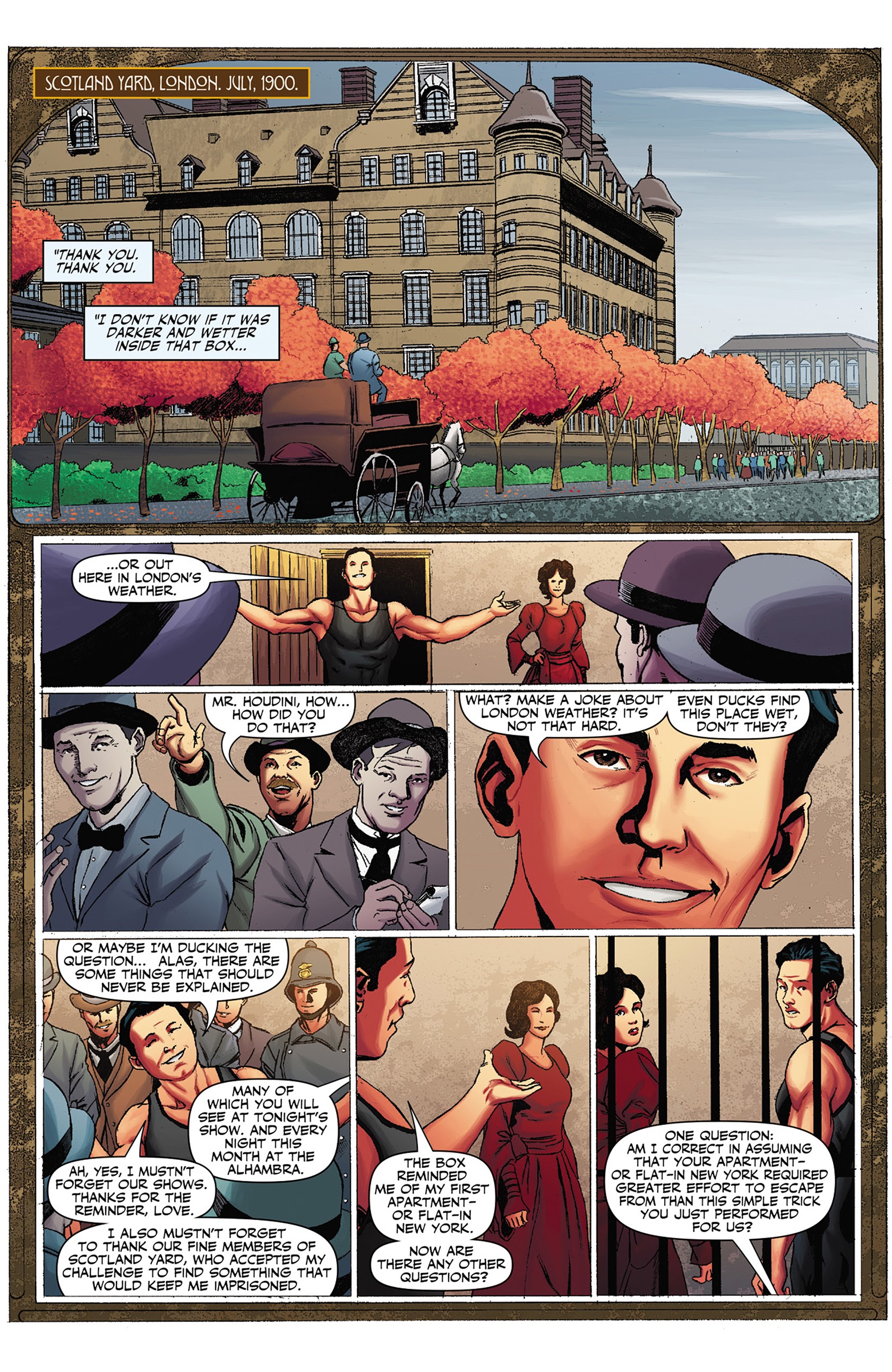 Read online Sherlock Holmes vs. Harry Houdini comic -  Issue #1 - 8