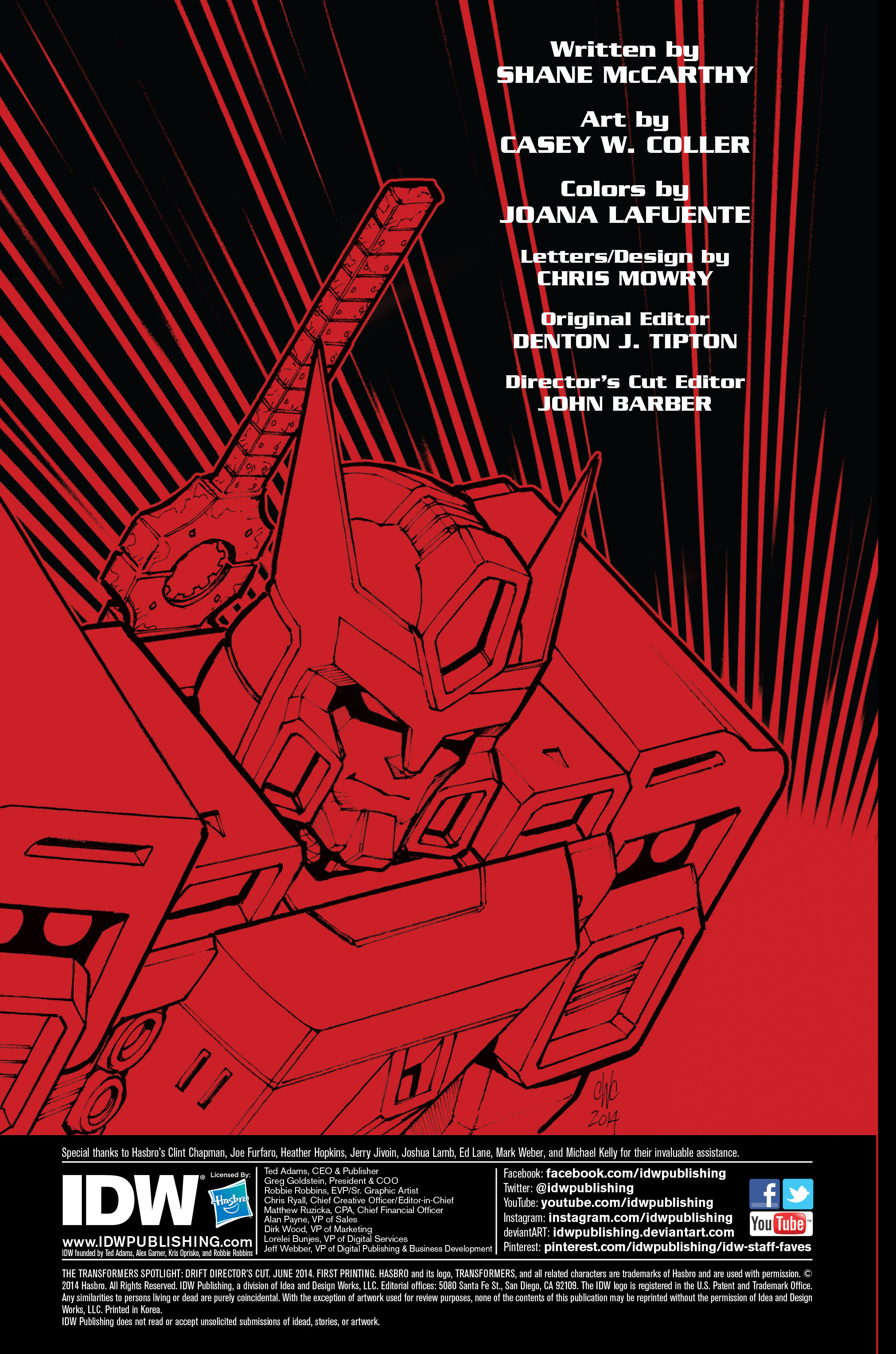 Read online The Transformers Spotlight: Drift Director's Cut comic -  Issue # Full - 2
