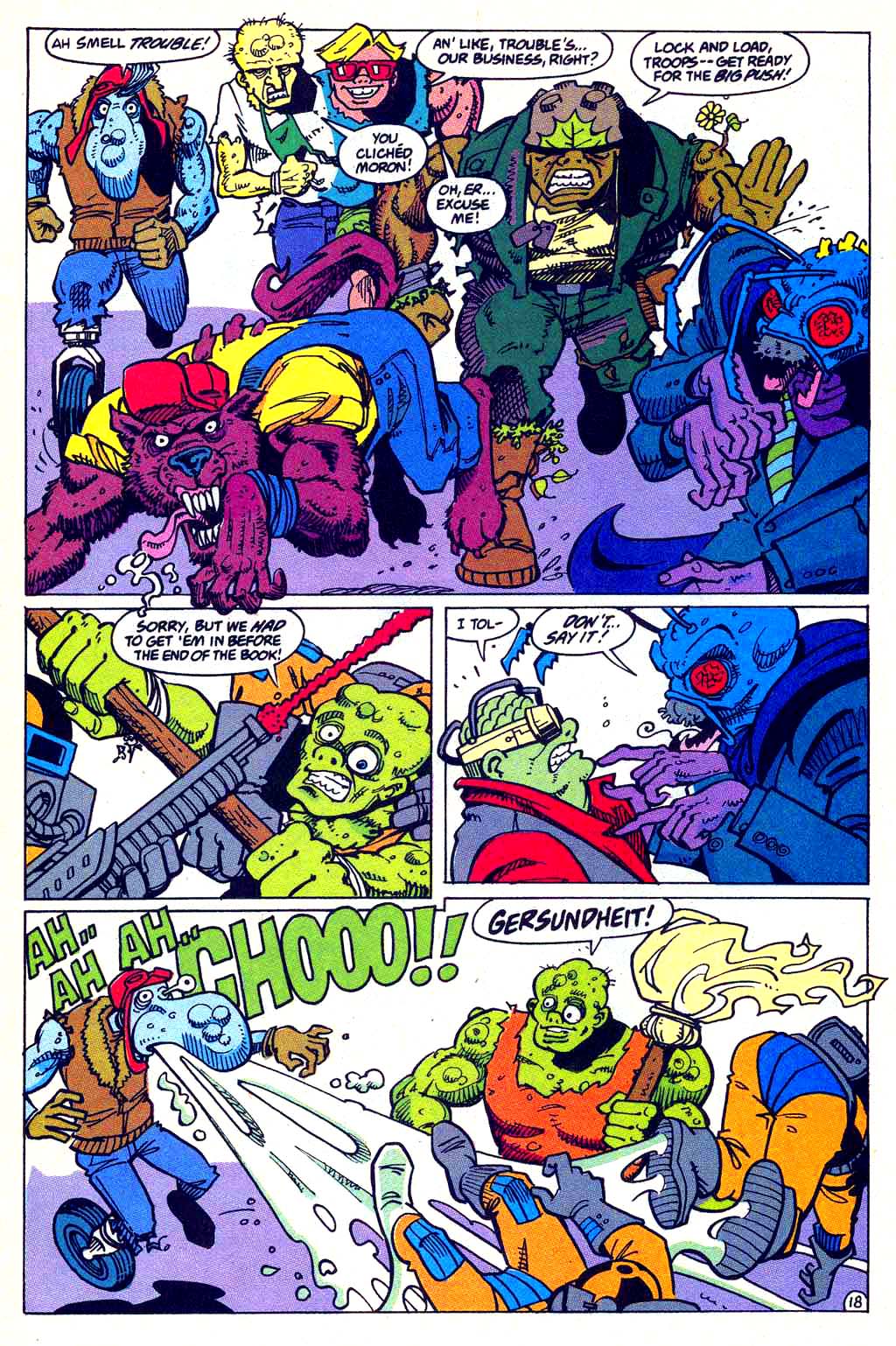 Read online Toxic Crusaders comic -  Issue #1 - 19