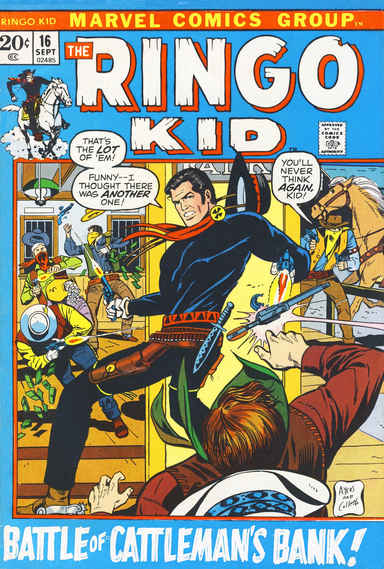Read online Ringo Kid (1970) comic -  Issue #16 - 1