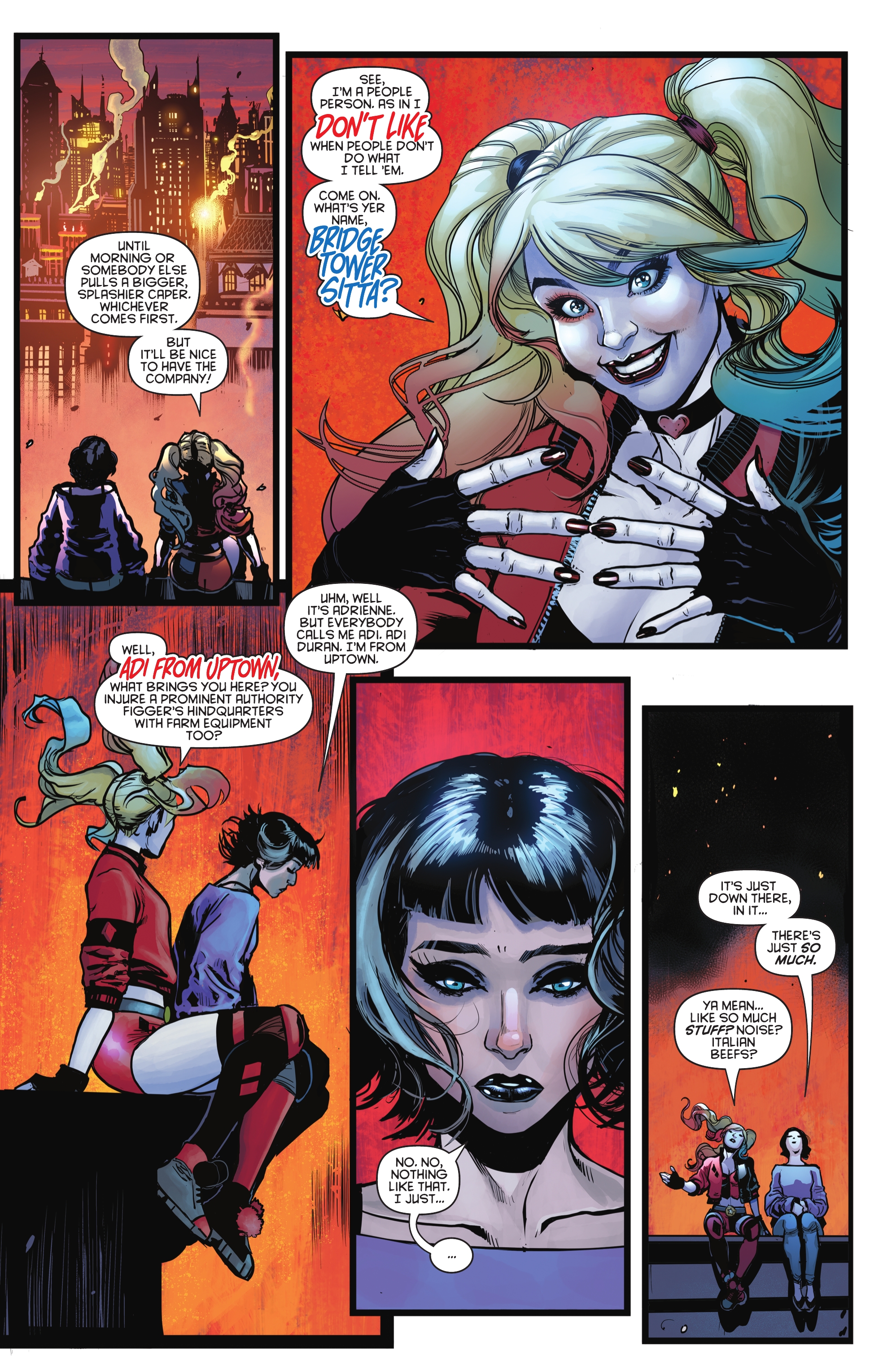 Read online Harley Quinn: The Arkham Asylum Files comic -  Issue #1 - 7