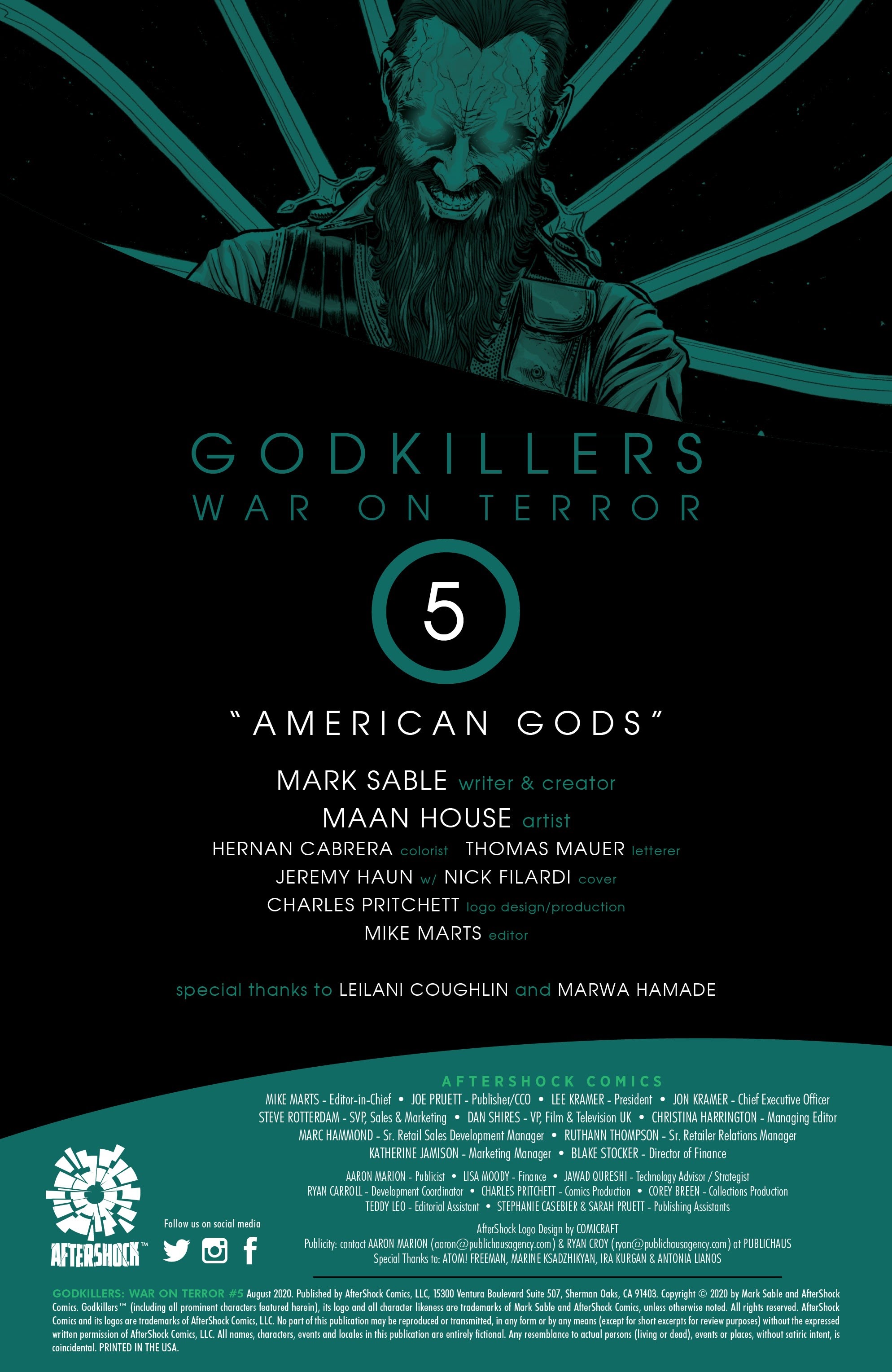 Read online Godkillers comic -  Issue #5 - 2