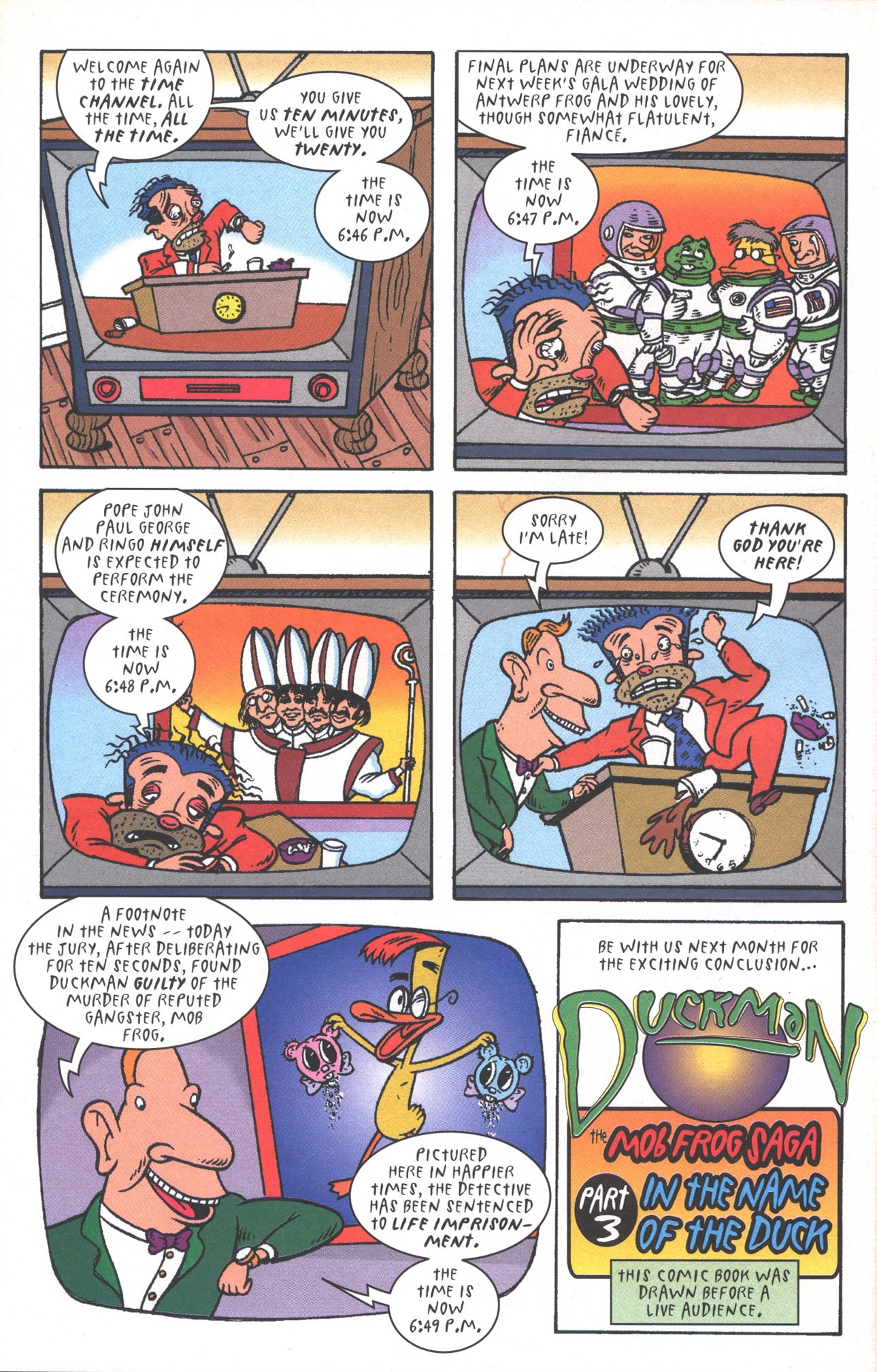 Read online Duckman : The Mob Frog Saga comic -  Issue #2 - 22