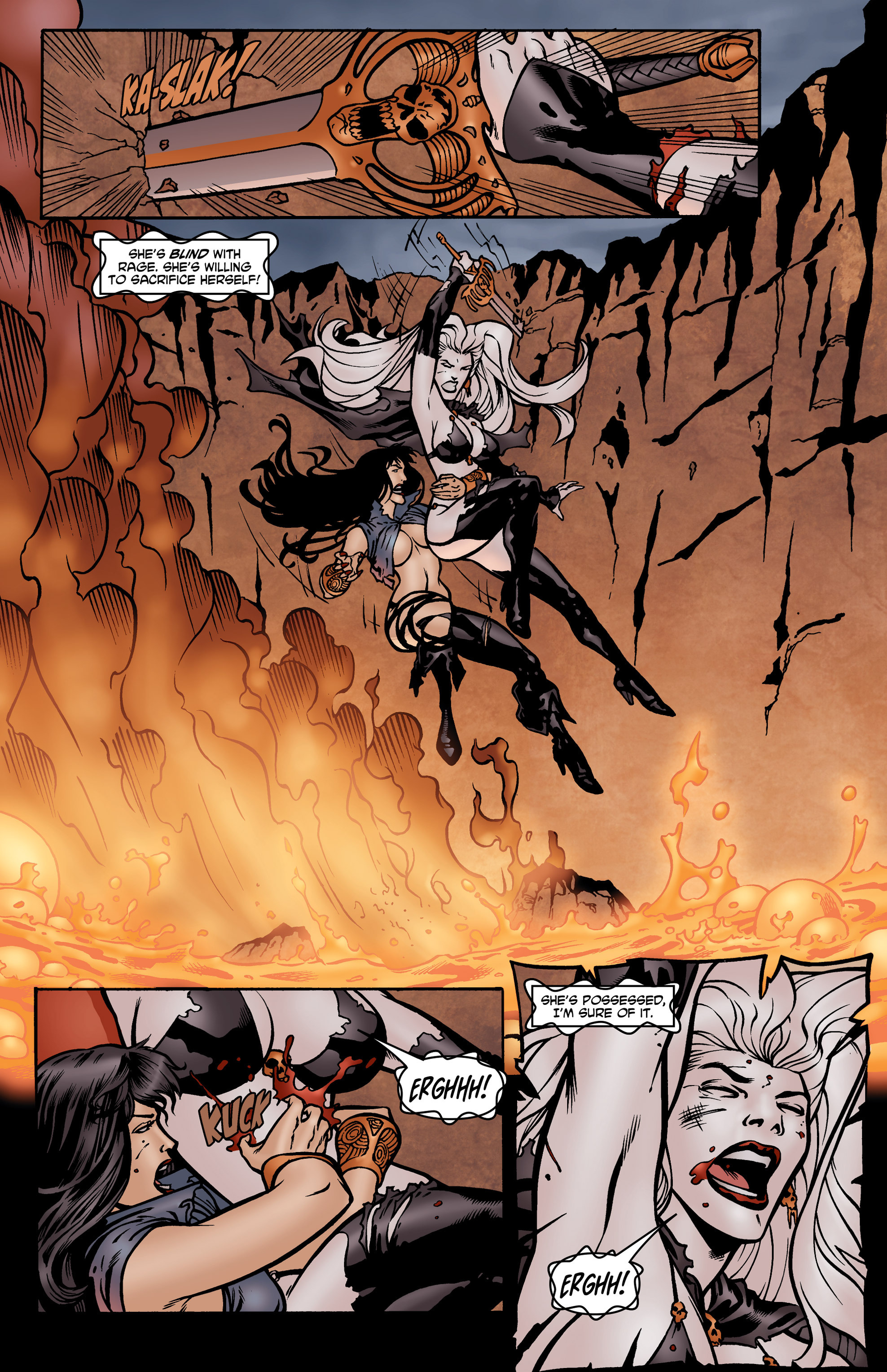 Read online Lady Death Origins comic -  Issue #5 - 5