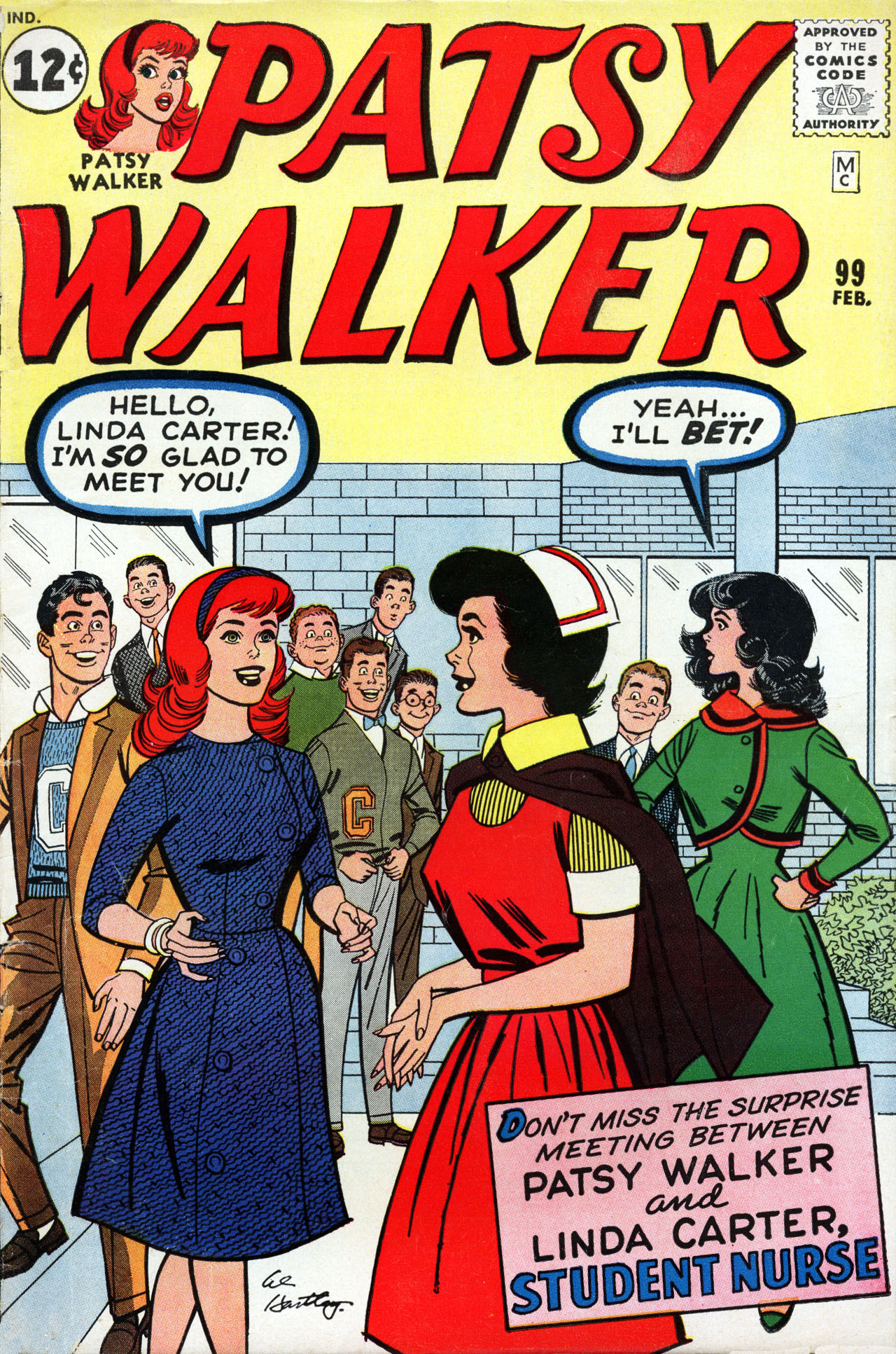 Read online Patsy Walker comic -  Issue #99 - 1
