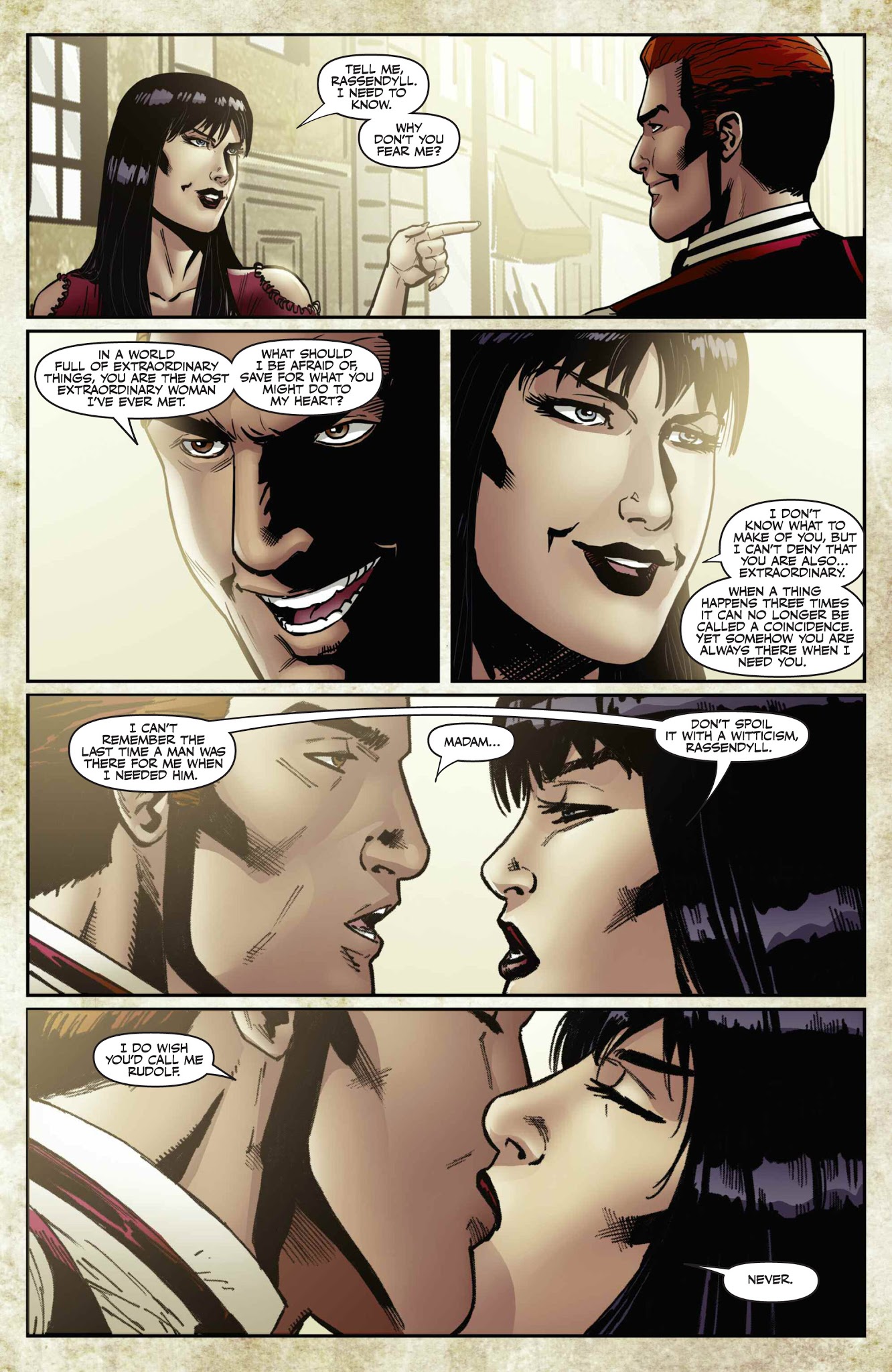 Read online Legenderry: Vampirella comic -  Issue #4 - 5