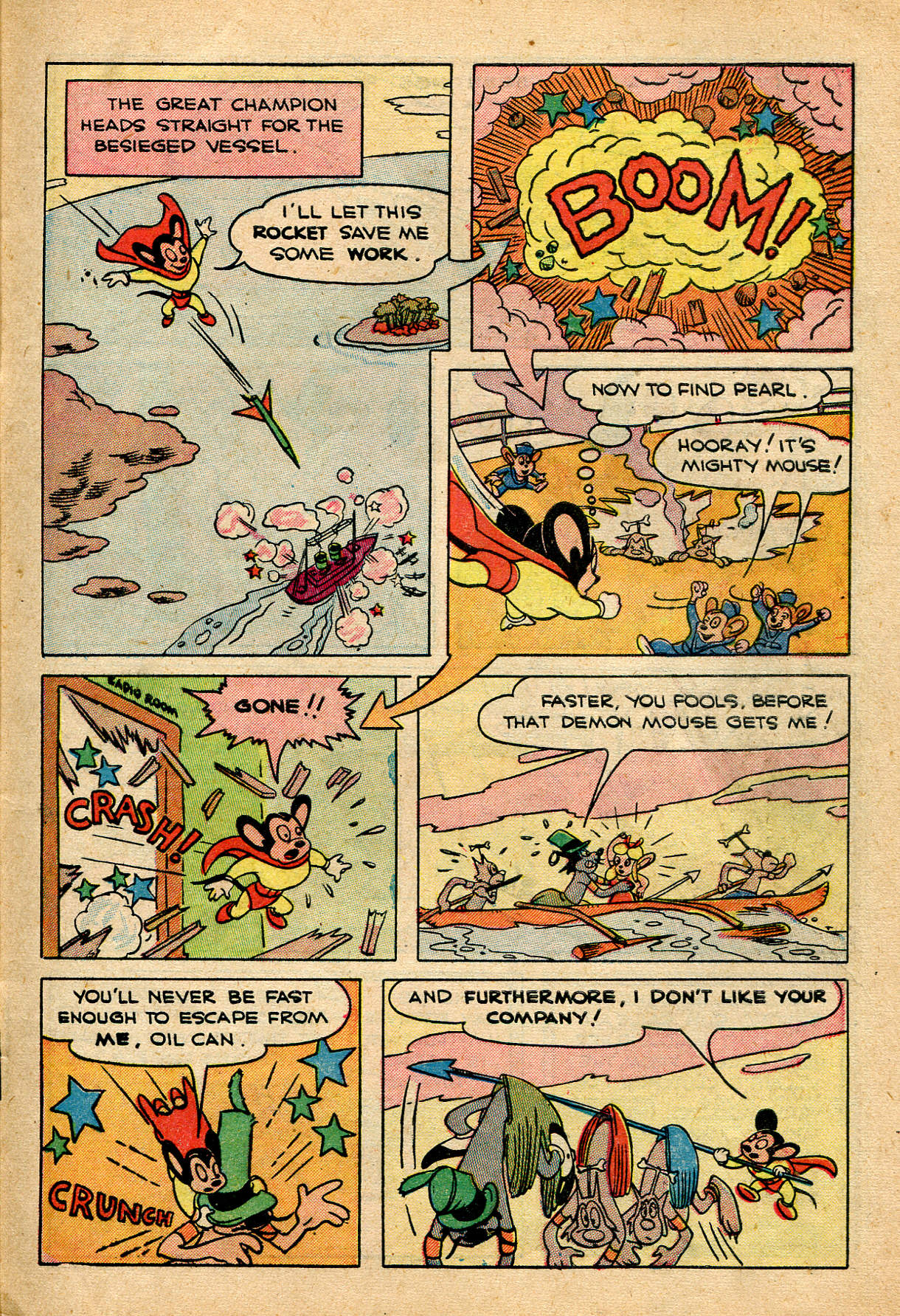 Read online Paul Terry's Mighty Mouse Comics comic -  Issue #20 - 9