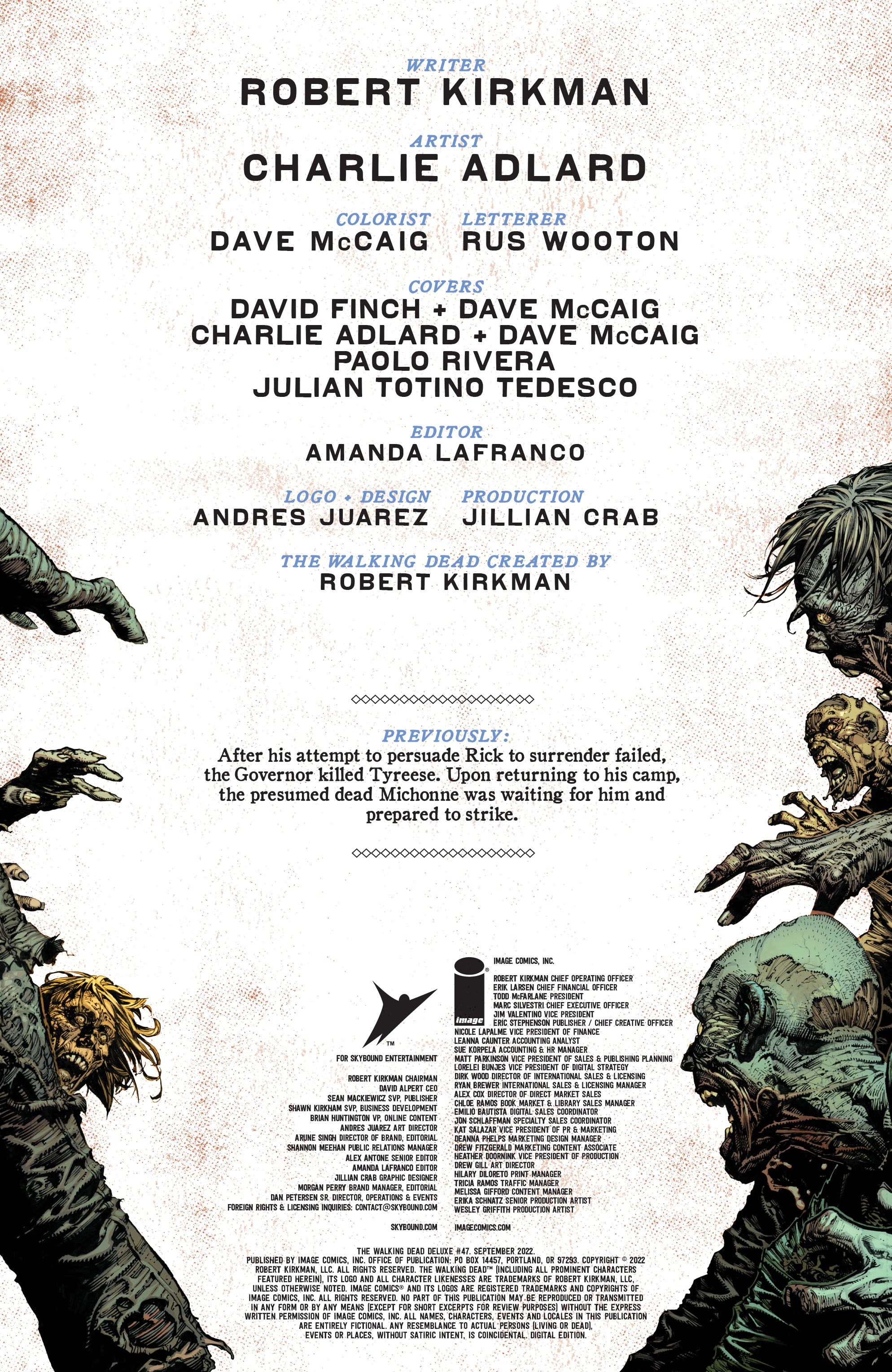 Read online The Walking Dead Deluxe comic -  Issue #47 - 2