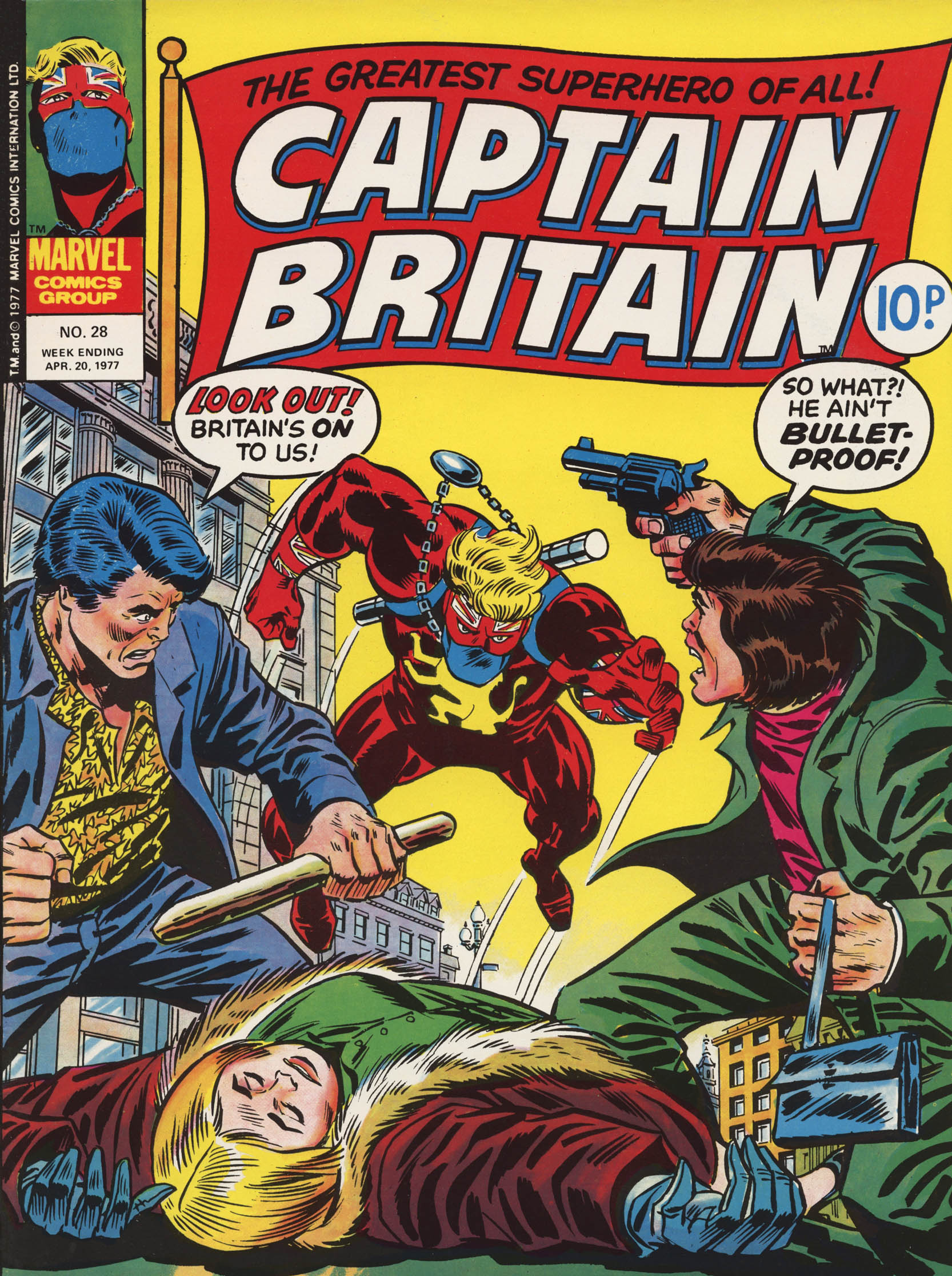 Read online Captain Britain (1976) comic -  Issue #28 - 1