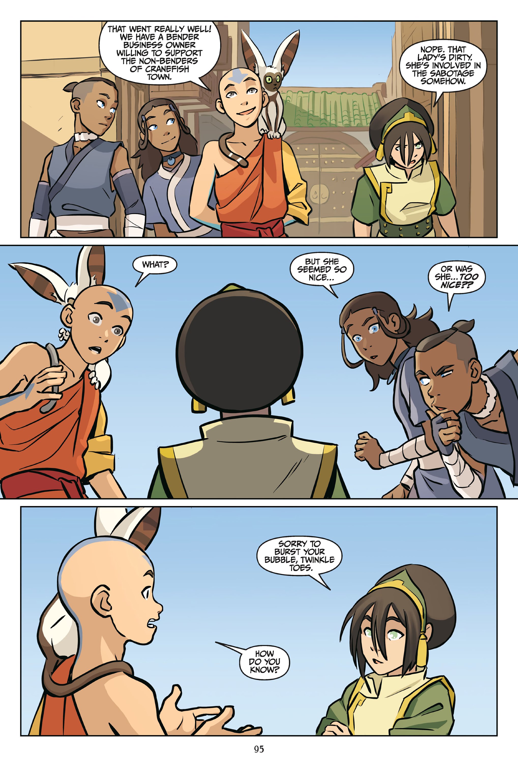 Read online Nickelodeon Avatar: The Last Airbender - Imbalance comic -  Issue # _Omnibus (Part 1) - 96