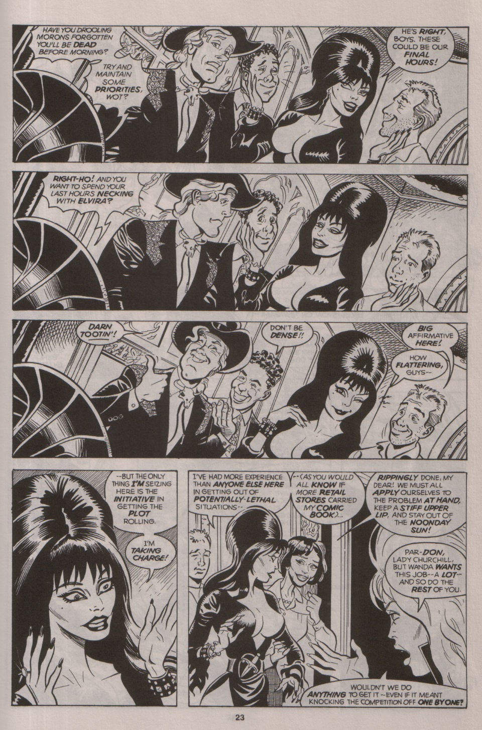 Read online Elvira, Mistress of the Dark comic -  Issue #19 - 21