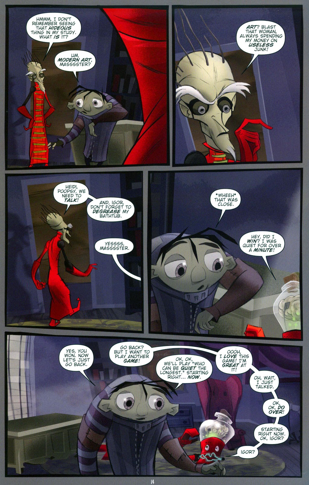 Read online Igor Movie Prequel comic -  Issue #2 - 16