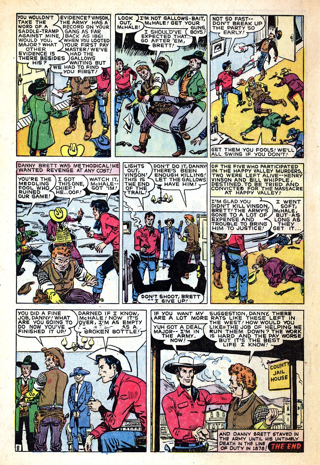 Read online Western Thrillers (1954) comic -  Issue #1 - 32
