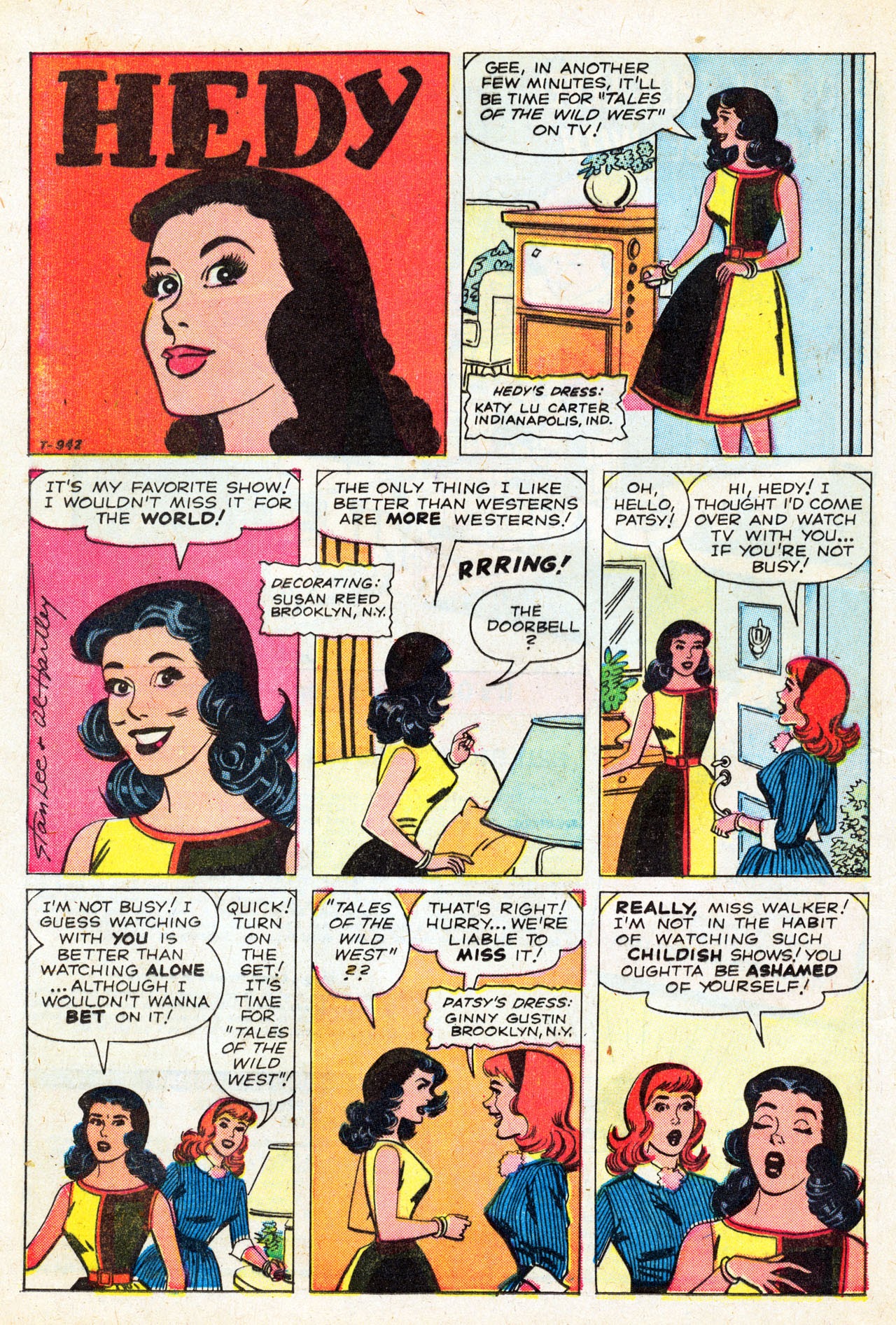 Read online Patsy and Hedy comic -  Issue #73 - 16