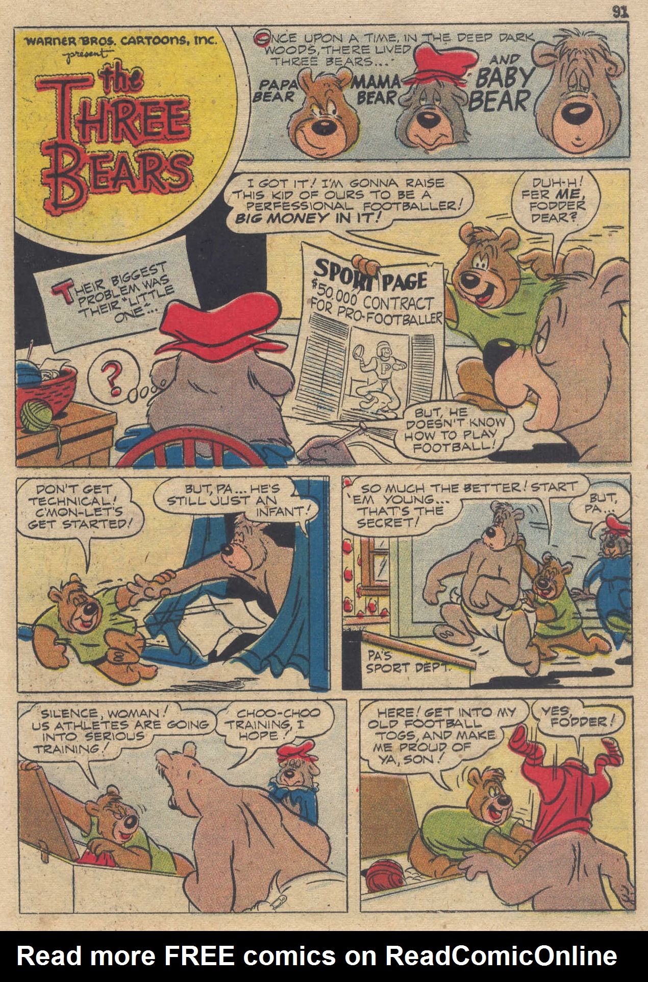 Read online Bugs Bunny's Christmas Funnies comic -  Issue # TPB 3 - 93